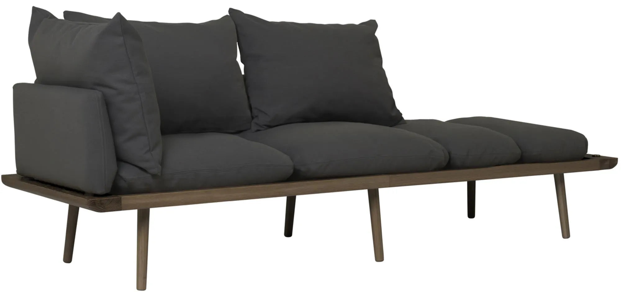 Lounge Around 3-Sitzer Sofa – modernes Design aus Eichenholz