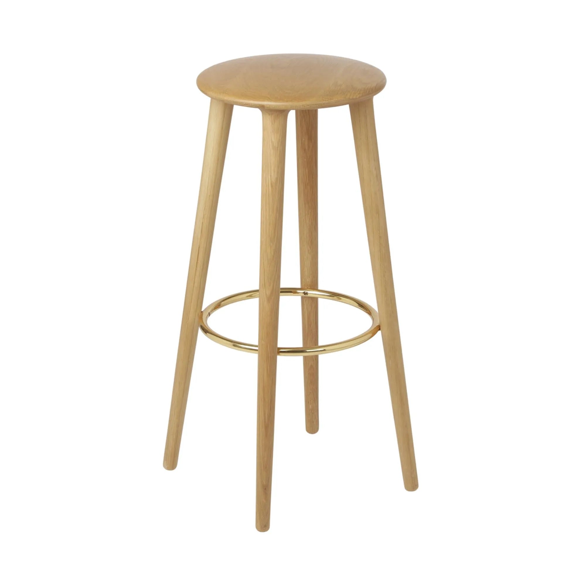 The Socialite bar stool in Eiche Schwarz präsentiert im Onlineshop von KAQTU Design AG. Barhocker ist von Umage