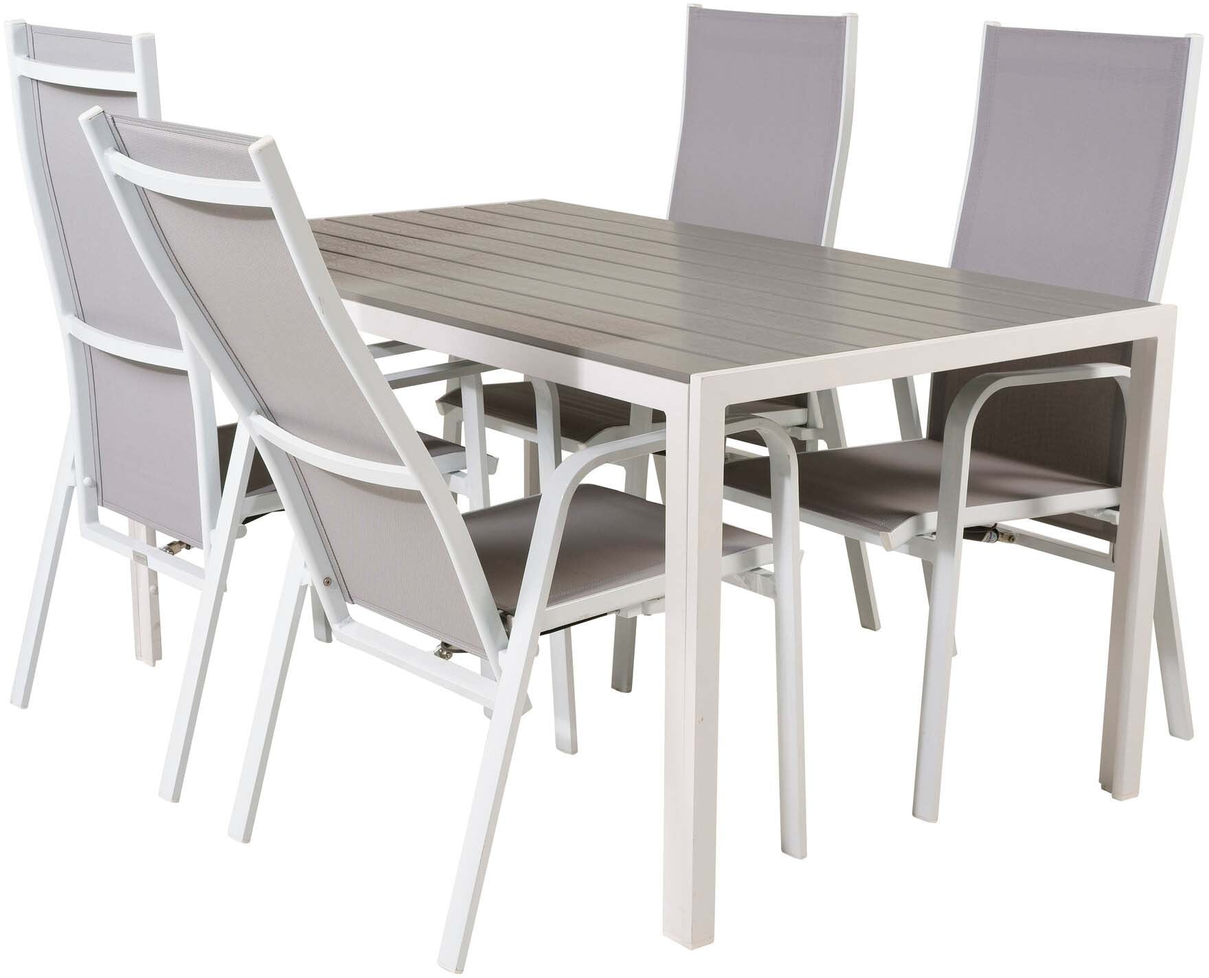 Break Outdoor-Tischset + Copacabana 150cm/4St. - KAQTU Design