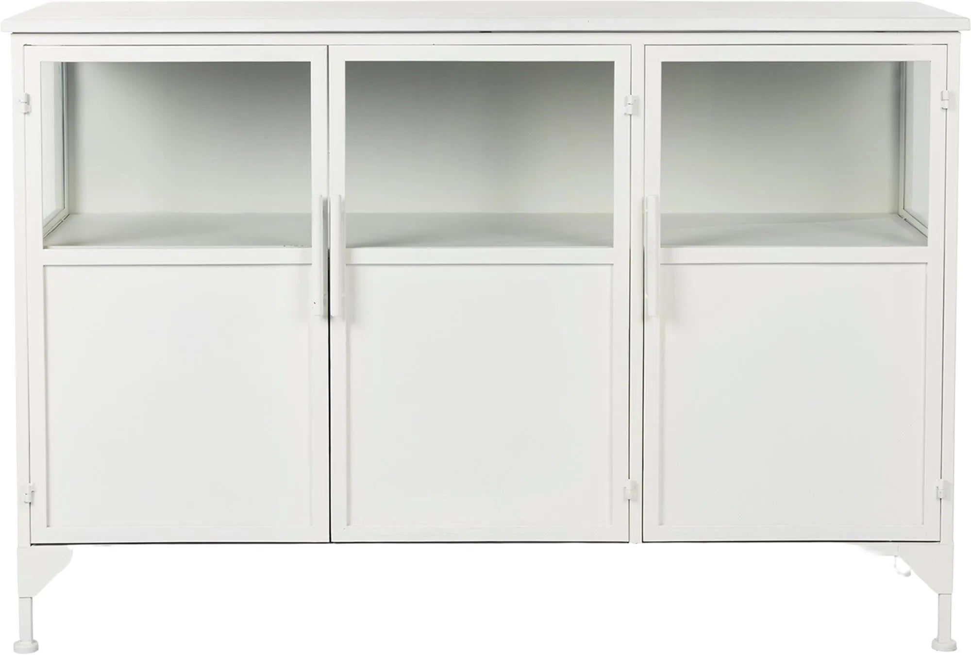 Elegantes MIYA LOW Sideboard 3-türig von White Label Living.