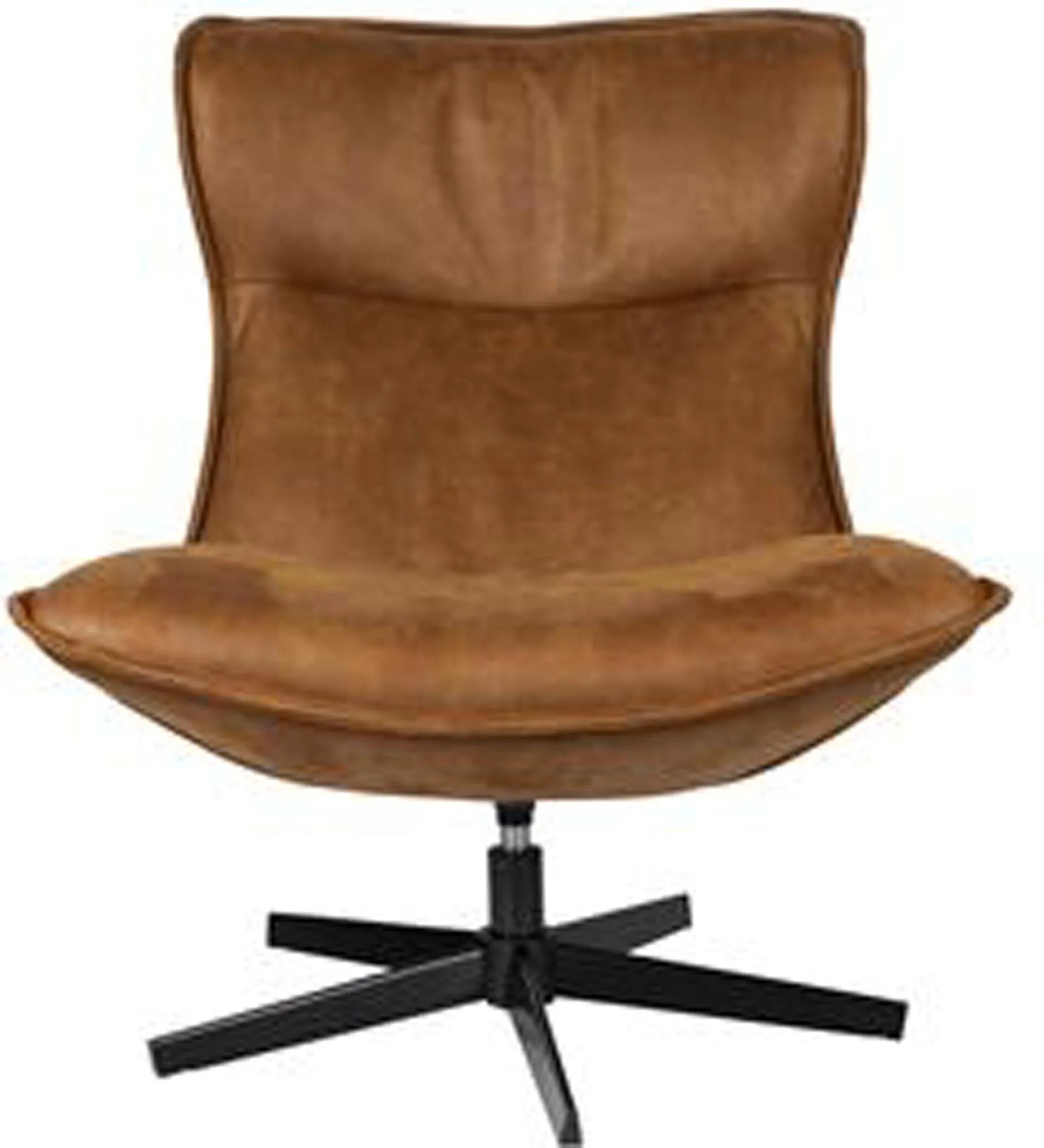 Loungesessel JOHN in Braun/Schwarz präsentiert im Onlineshop von KAQTU Design AG. Sessel ist von White Label Living