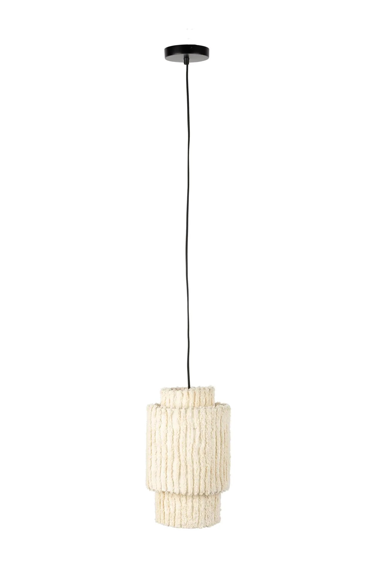 Pendelleuchte Arjun Tall in Beige präsentiert im Onlineshop von KAQTU Design AG. Pendelleuchte ist von White Label Living