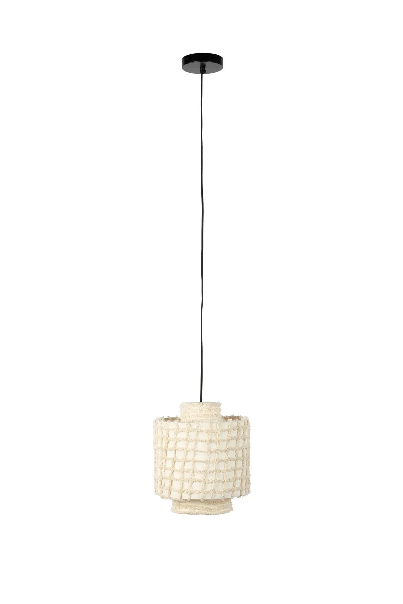 Pendelleuchte Arjun Wide in Beige präsentiert im Onlineshop von KAQTU Design AG. Pendelleuchte ist von White Label Living