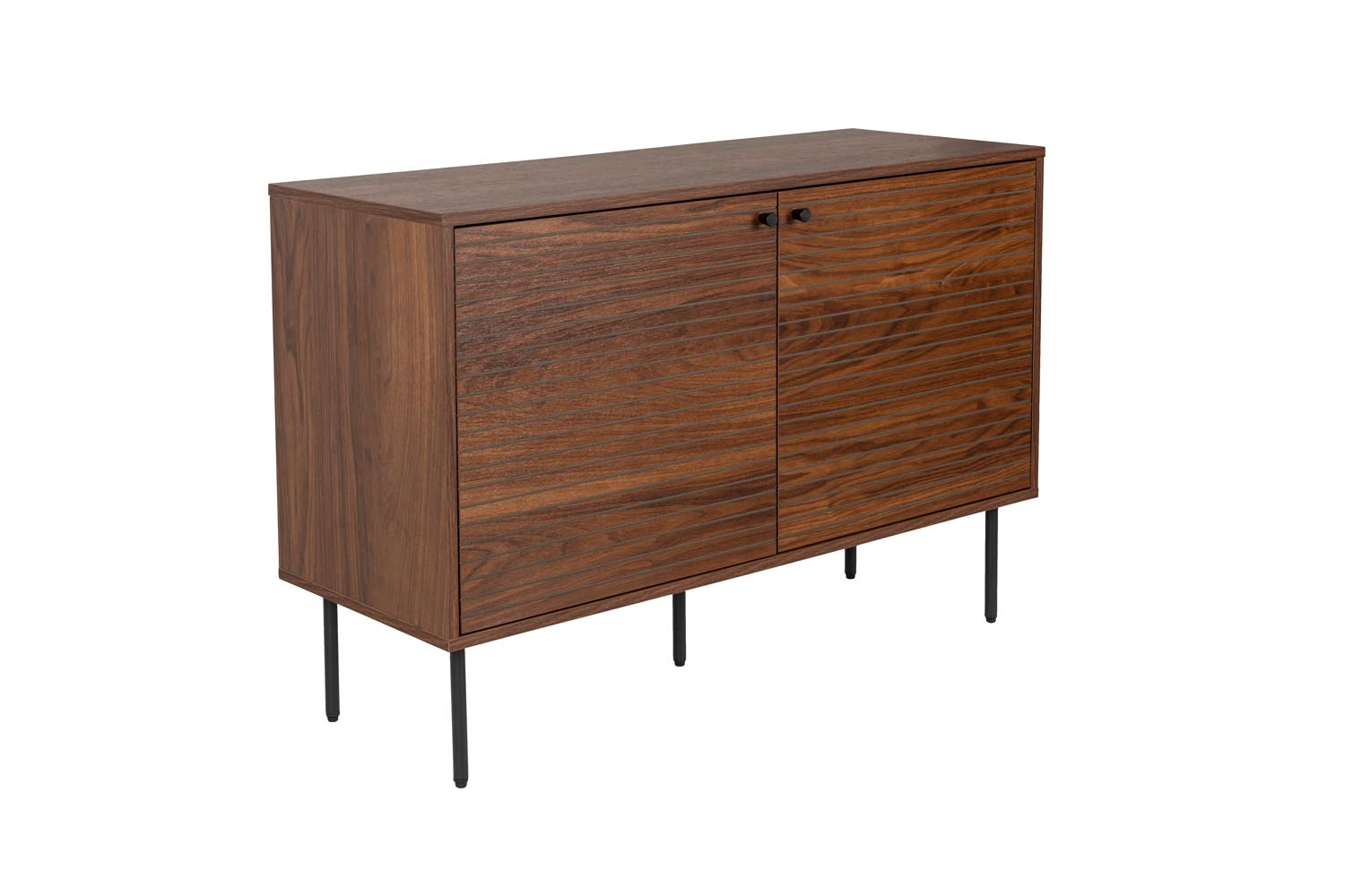 Sideboard Streifen Hoch in Brown präsentiert im Onlineshop von KAQTU Design AG. High-Sideboard ist von White Label Living