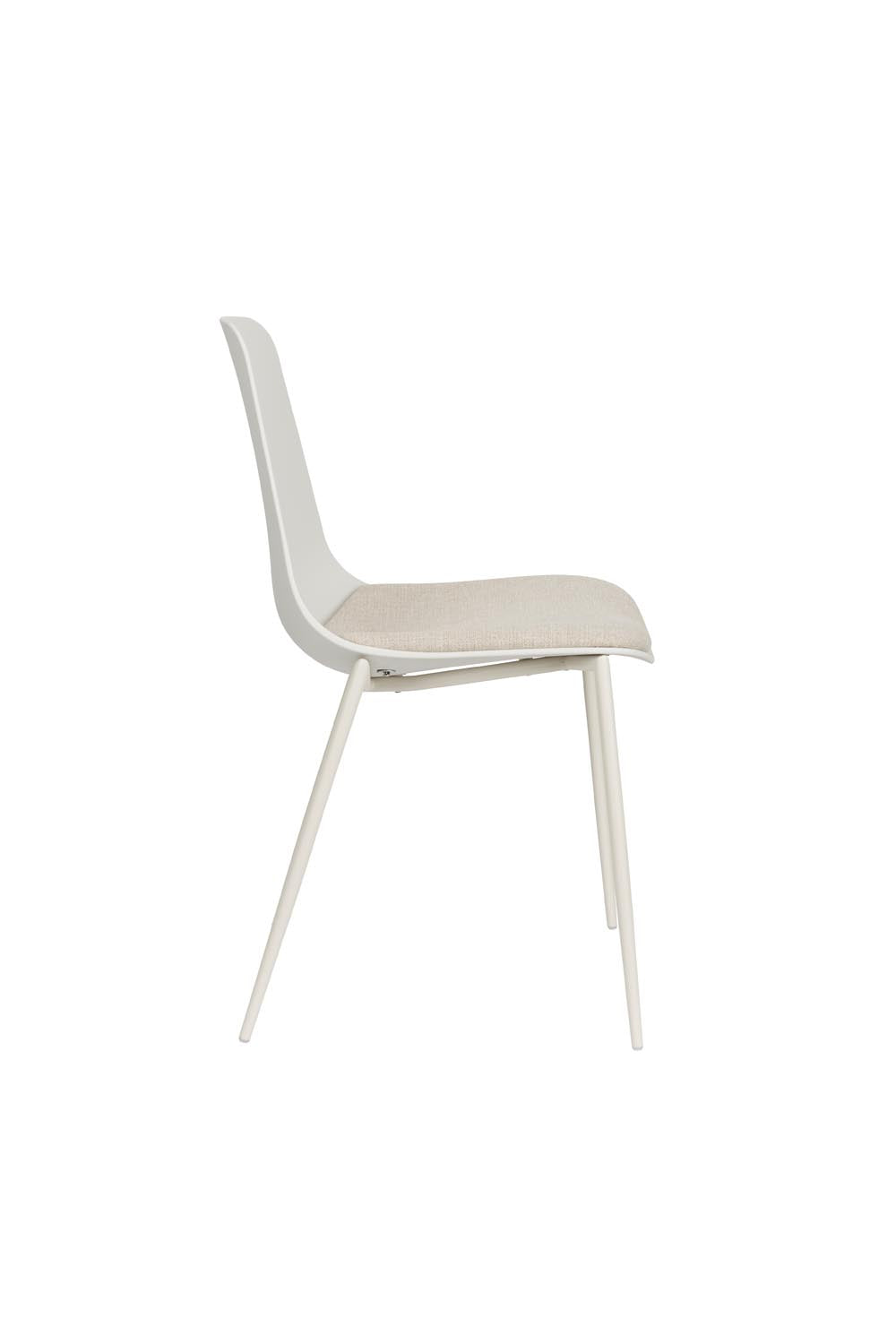 Stuhl Jeffrey White in White präsentiert im Onlineshop von KAQTU Design AG. Stuhl ist von White Label Living