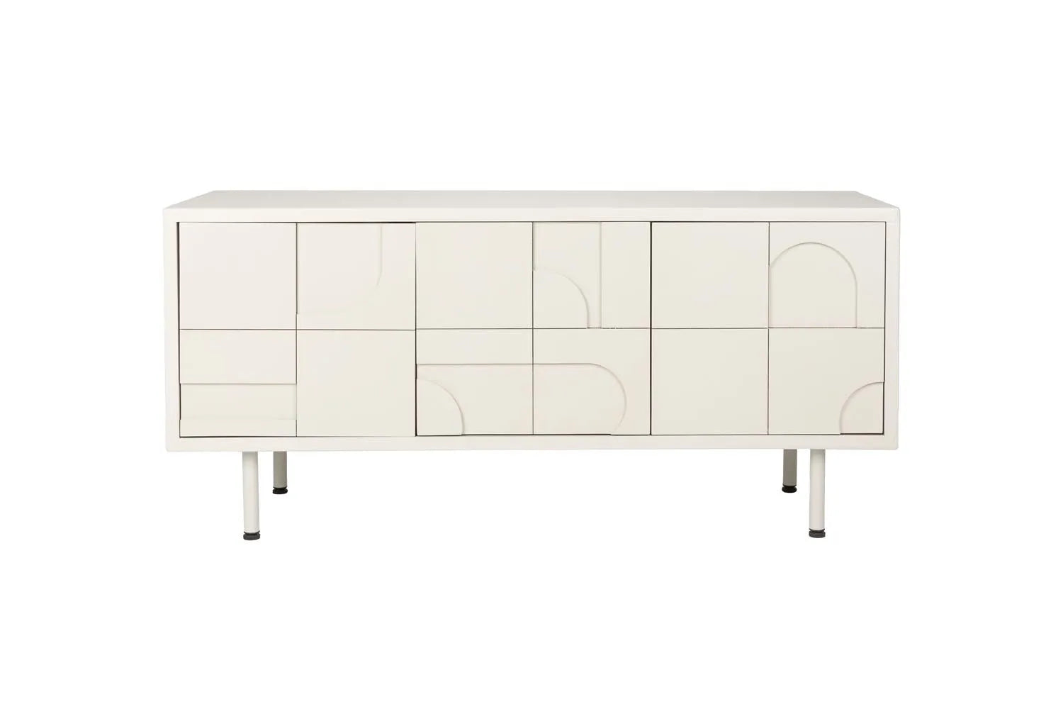 Elegantes Sideboard Funk: Stilvolles Design, pflegeleicht, vielseitig, mit viel Stauraum. Perfekt für Wohnzimmer & Flur.