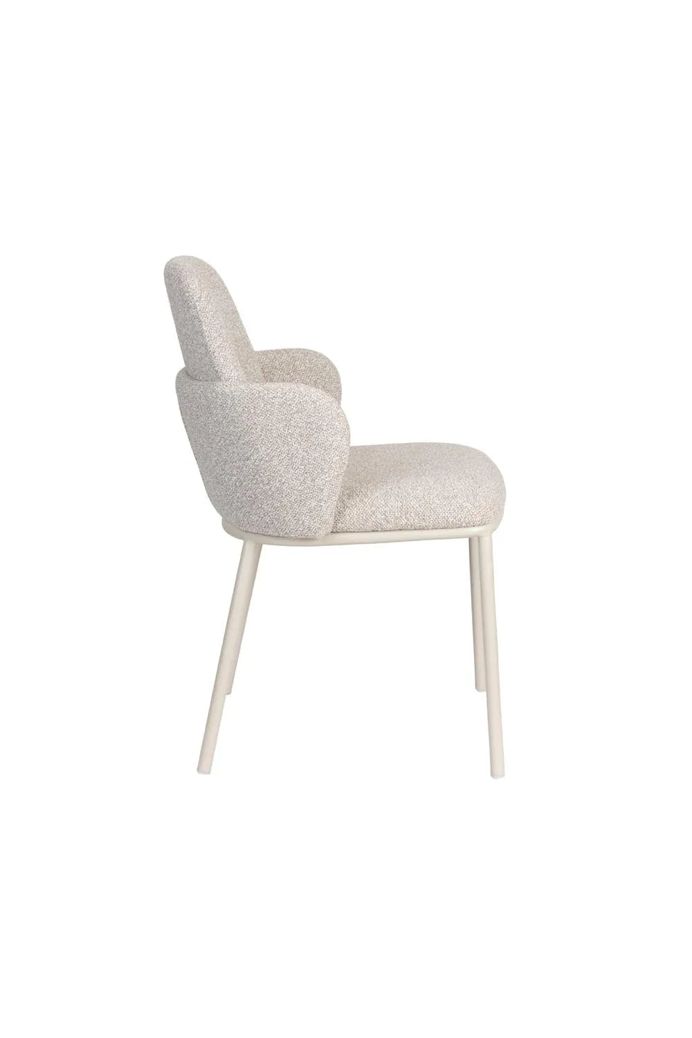 Sessel Jerrico Hellbeige in Beige präsentiert im Onlineshop von KAQTU Design AG. Stuhl ist von White Label Living