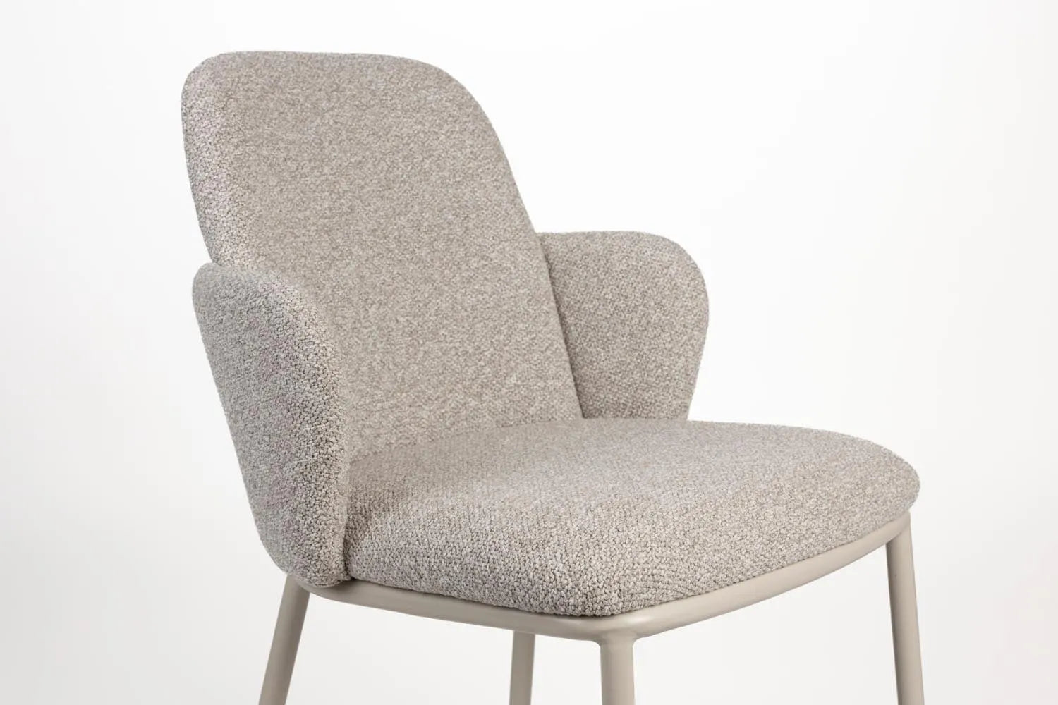 Sessel Jerrico Hellbeige in Beige präsentiert im Onlineshop von KAQTU Design AG. Stuhl ist von White Label Living