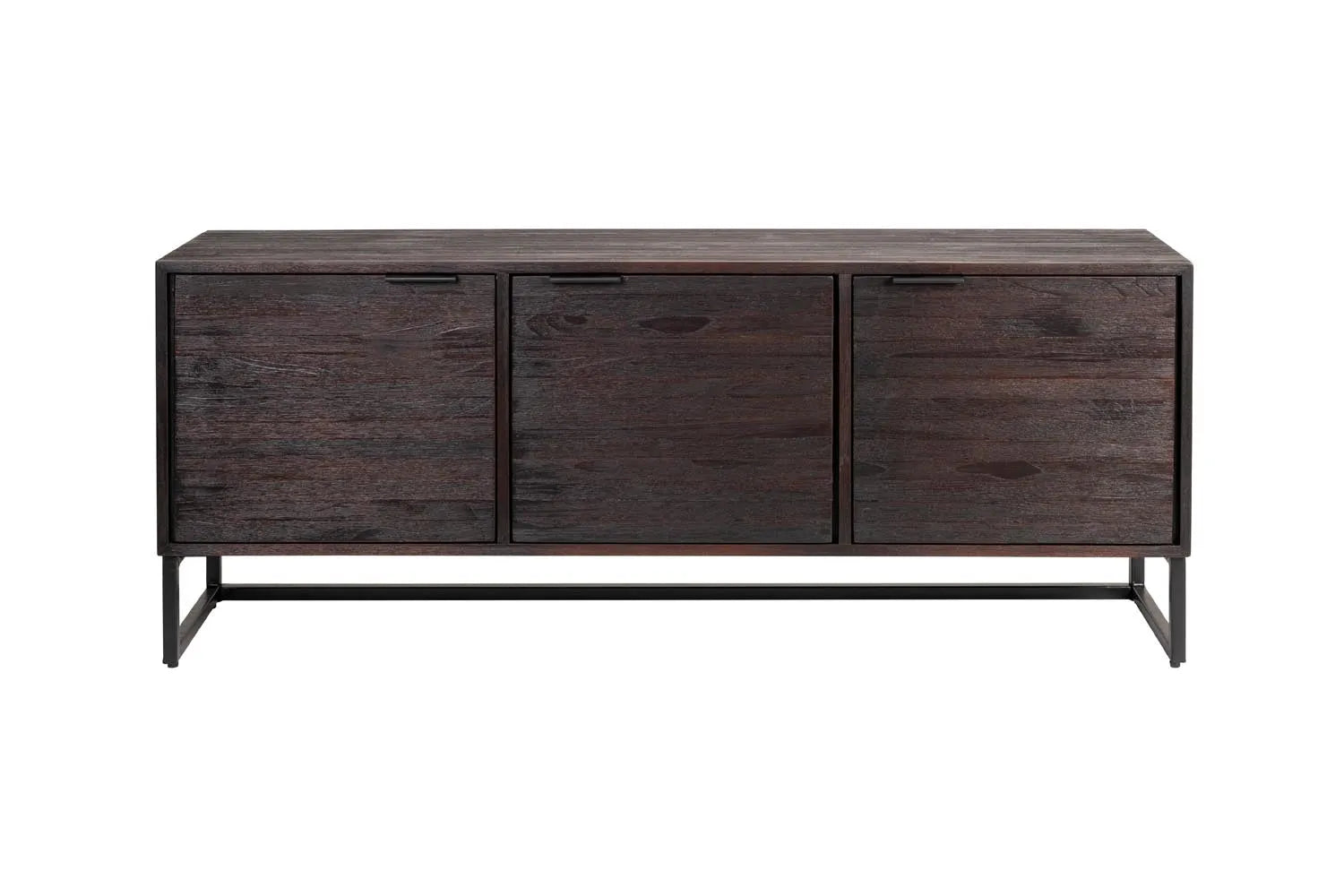 Sideboard Webster niedrig in Brown präsentiert im Onlineshop von KAQTU Design AG. Sideboard ist von White Label Living