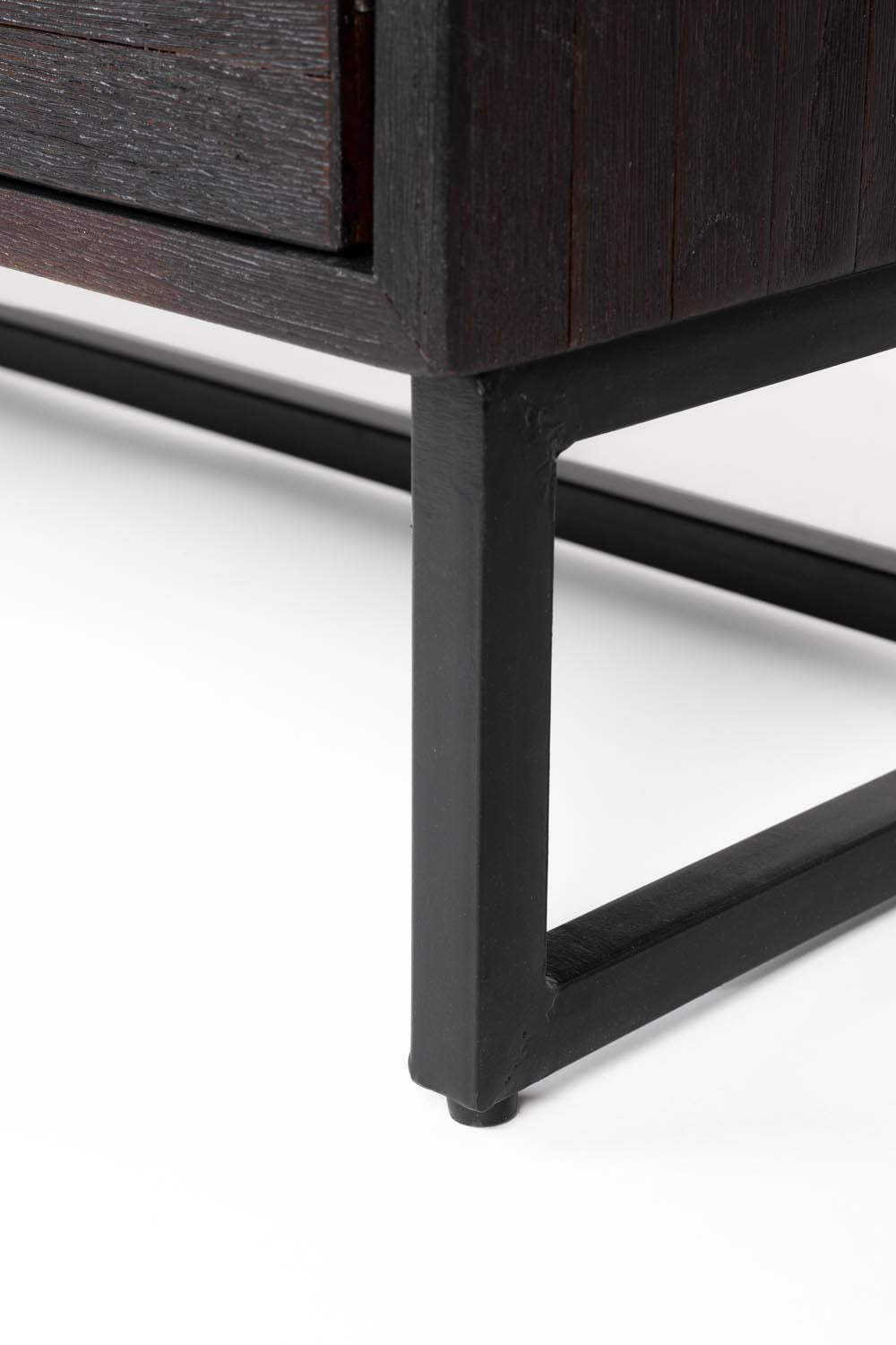 Sideboard Webster niedrig in Brown präsentiert im Onlineshop von KAQTU Design AG. Sideboard ist von White Label Living