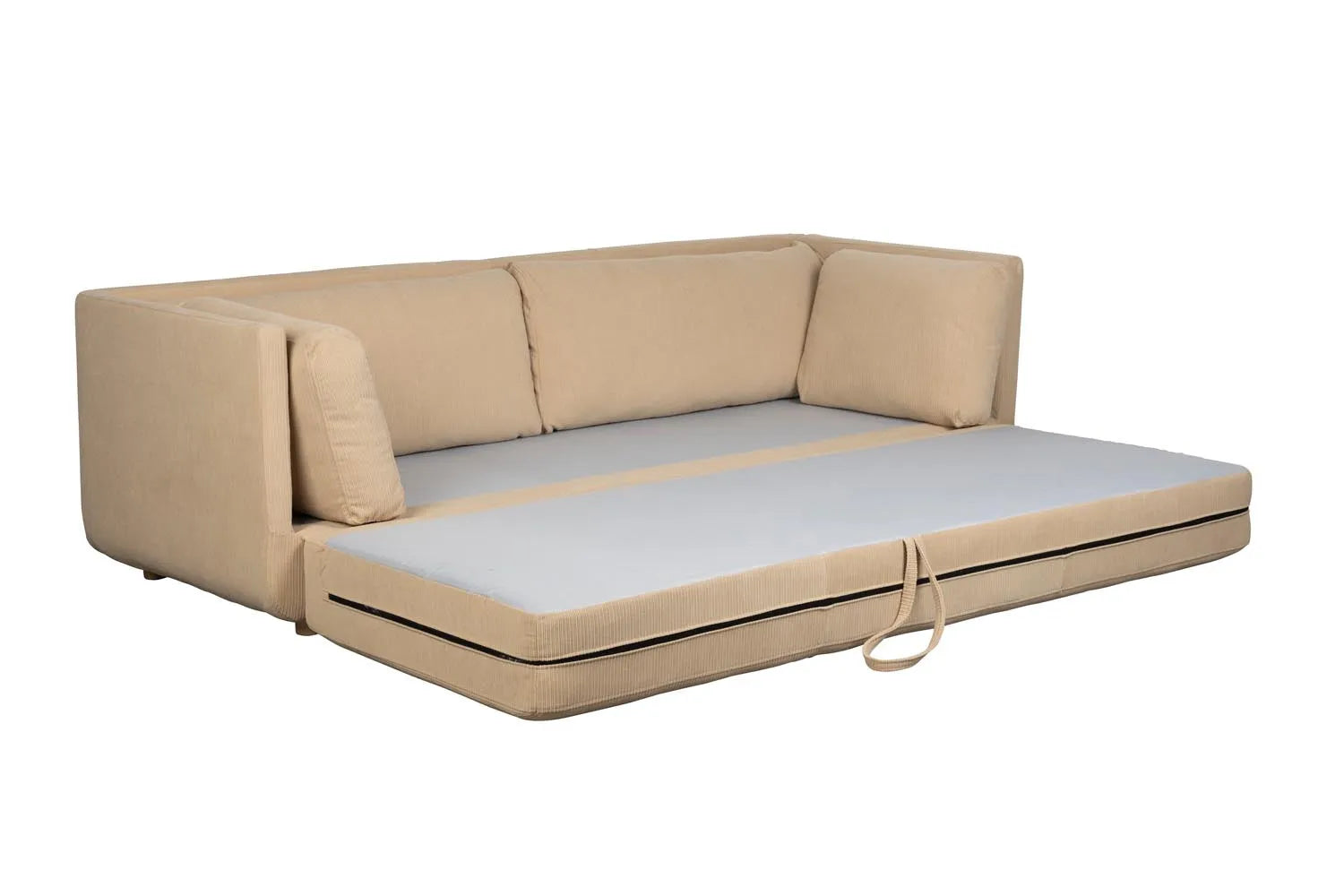 Norah Sofabed Beige in Beige präsentiert im Onlineshop von KAQTU Design AG. Tagesbett ist von White Label Living