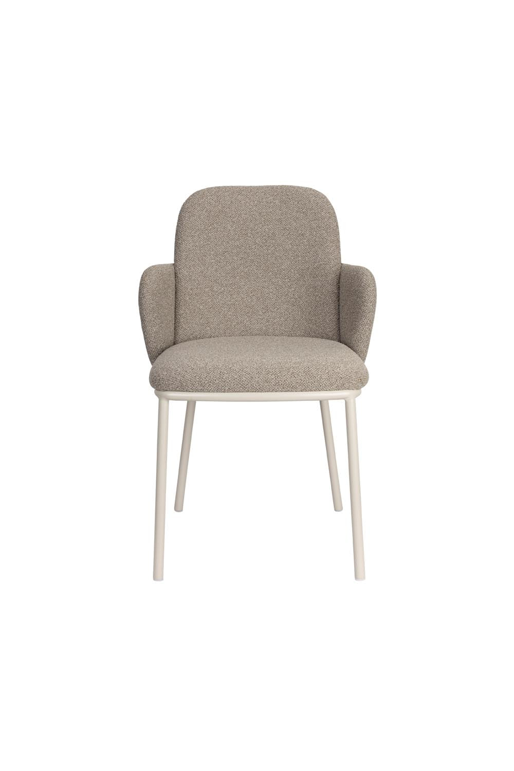 Sessel Jerrico Braun Beige in Beige präsentiert im Onlineshop von KAQTU Design AG. Stuhl ist von White Label Living