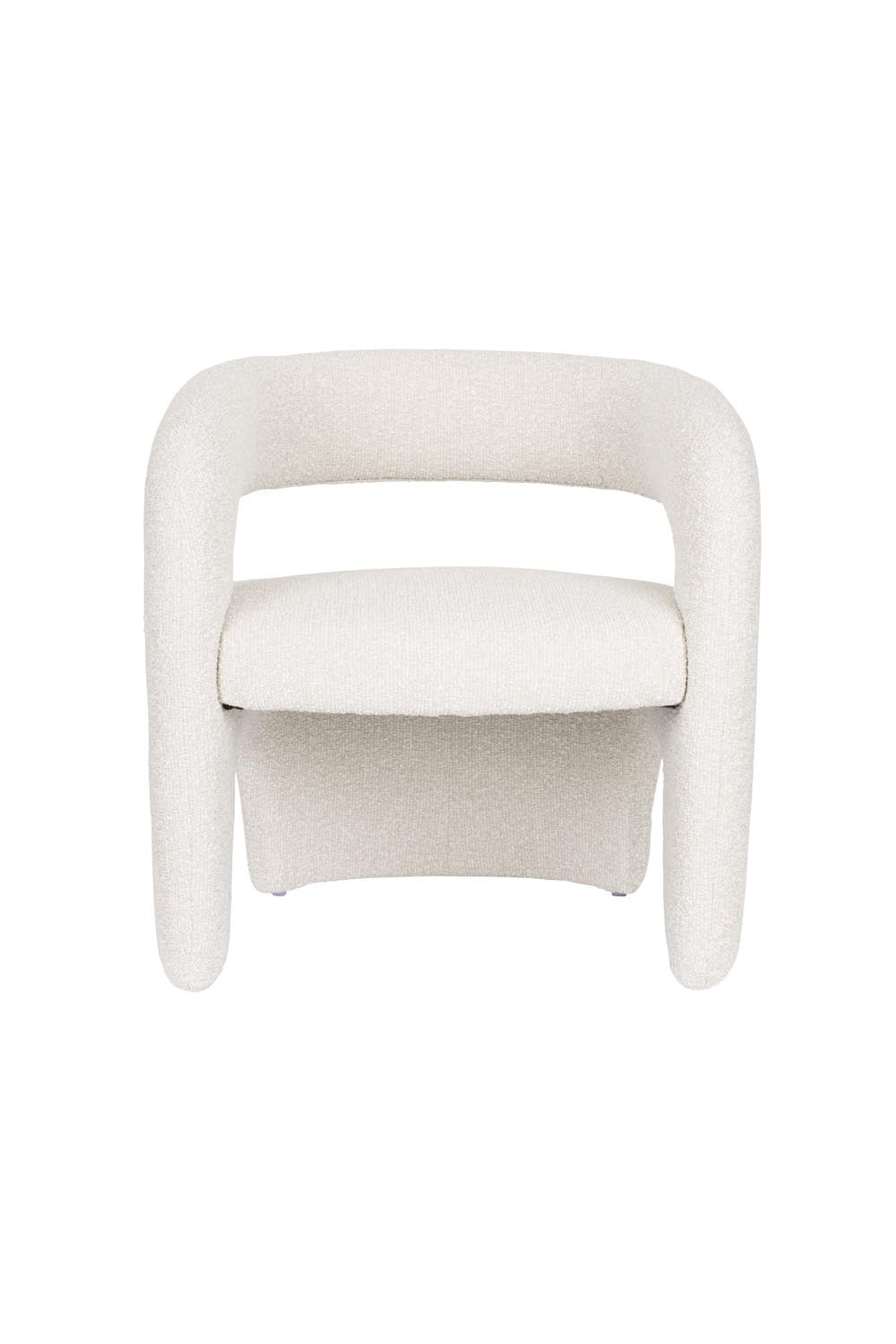 Loungesessel Nova in White präsentiert im Onlineshop von KAQTU Design AG. Sessel mit Armlehnen ist von White Label Living