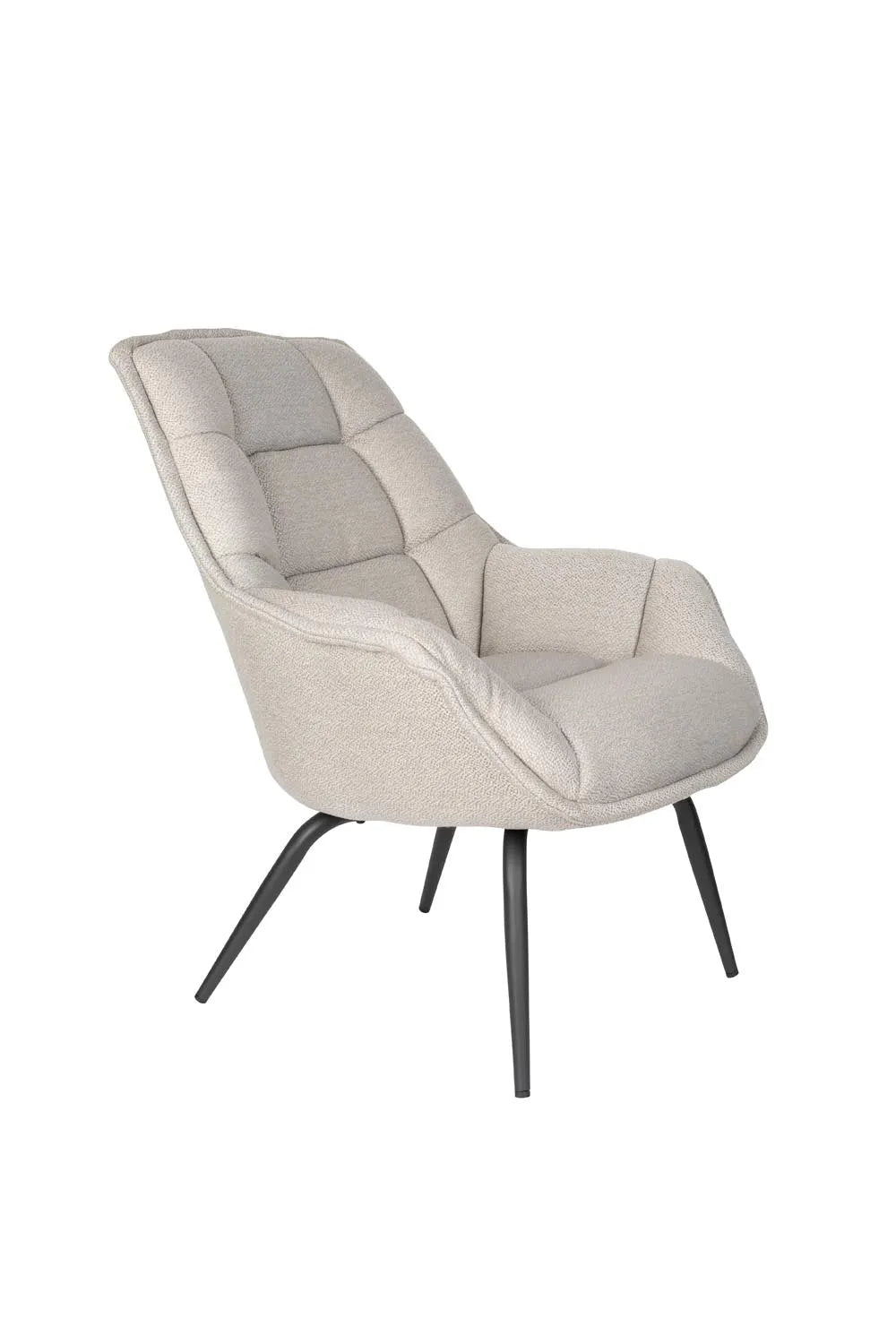 Loungesessel Bequem Thomas Grau in Brown präsentiert im Onlineshop von KAQTU Design AG. Sessel ist von White Label Living