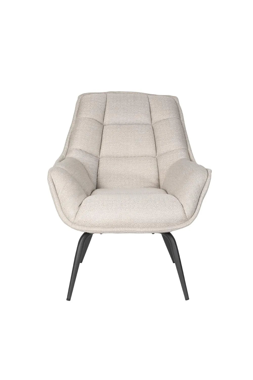 Eleganter Loungesessel Thomas Grau von White Label Living.