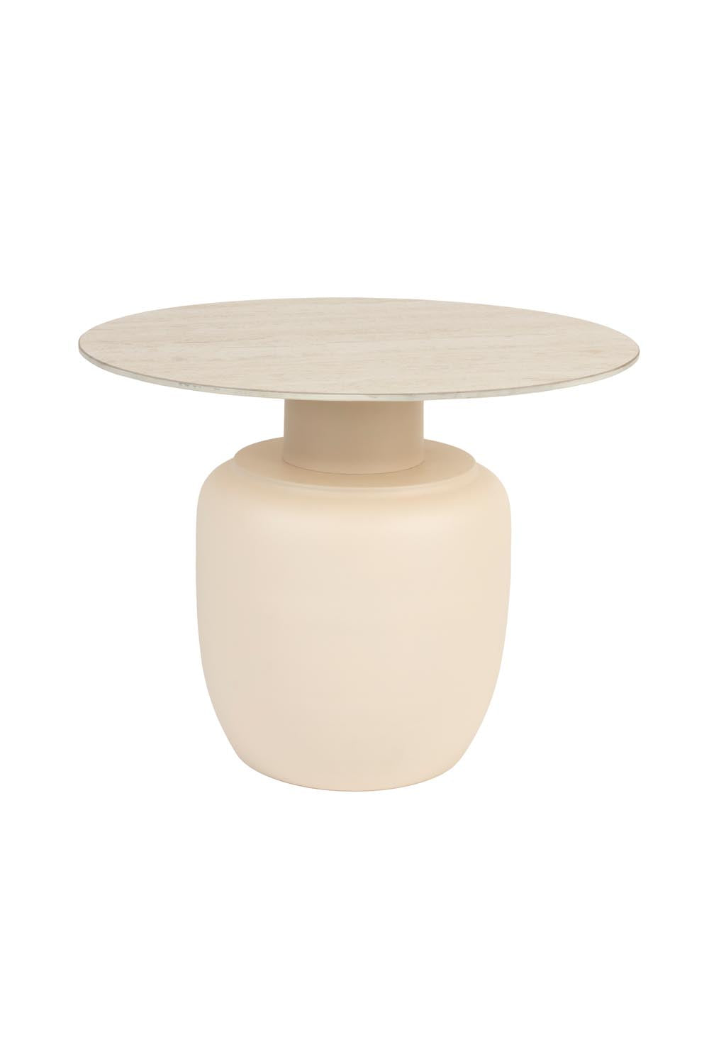 Karula Beistelltisch hoch in Beige präsentiert im Onlineshop von KAQTU Design AG. Beistelltisch ist von White Label Living