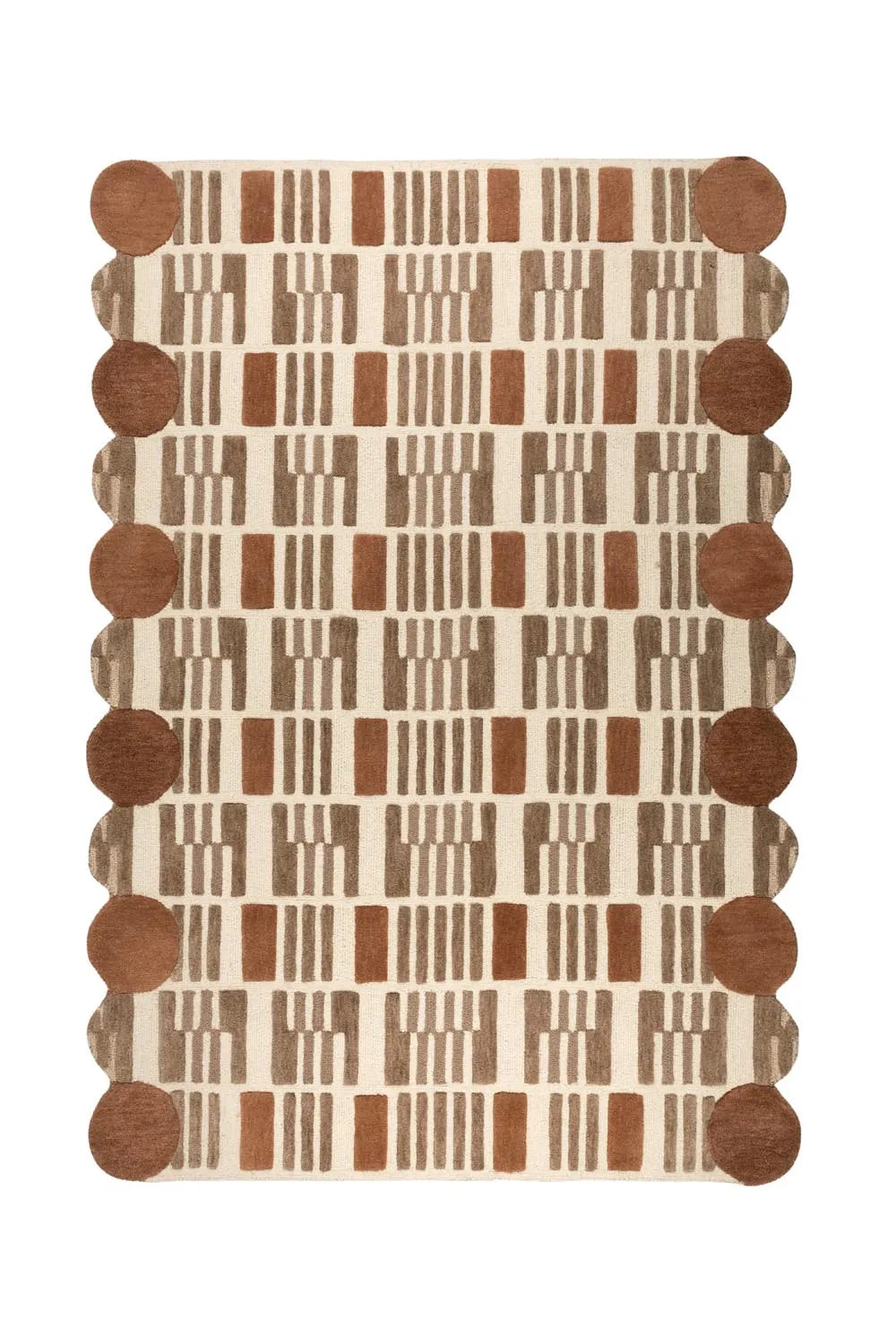 Teppich Mundra 160x230 in Beige präsentiert im Onlineshop von KAQTU Design AG. Teppich ist von White Label Living