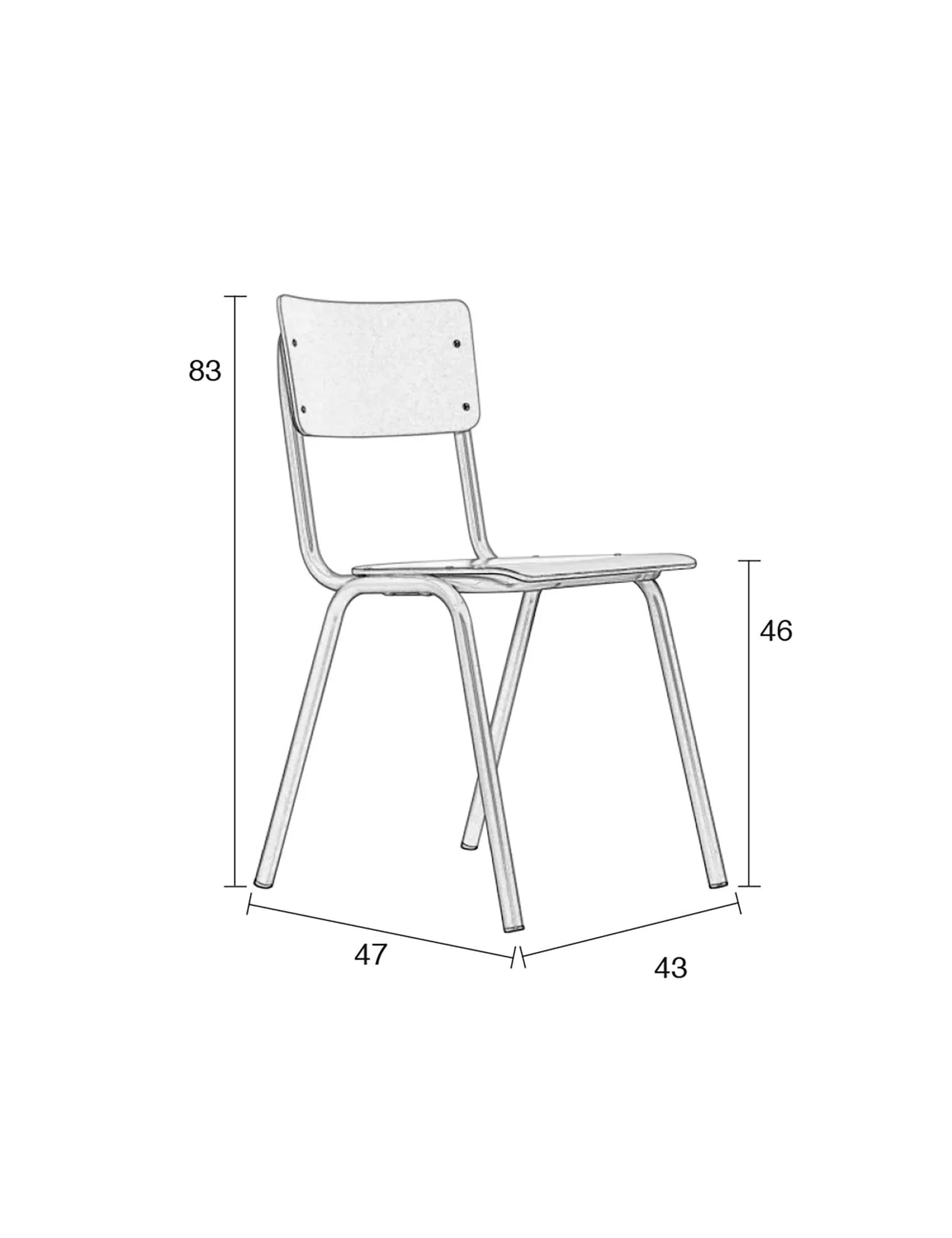 Stuhl Back to School HPL - KAQTU Design