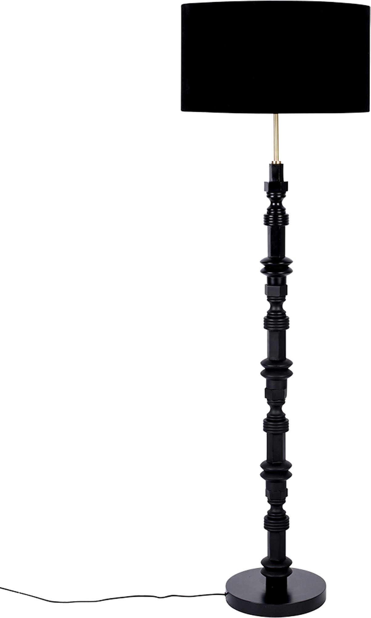 Stehleuchte Totem  in Schwarz präsentiert im Onlineshop von KAQTU Design AG. Stehleuchte ist von Zuiver