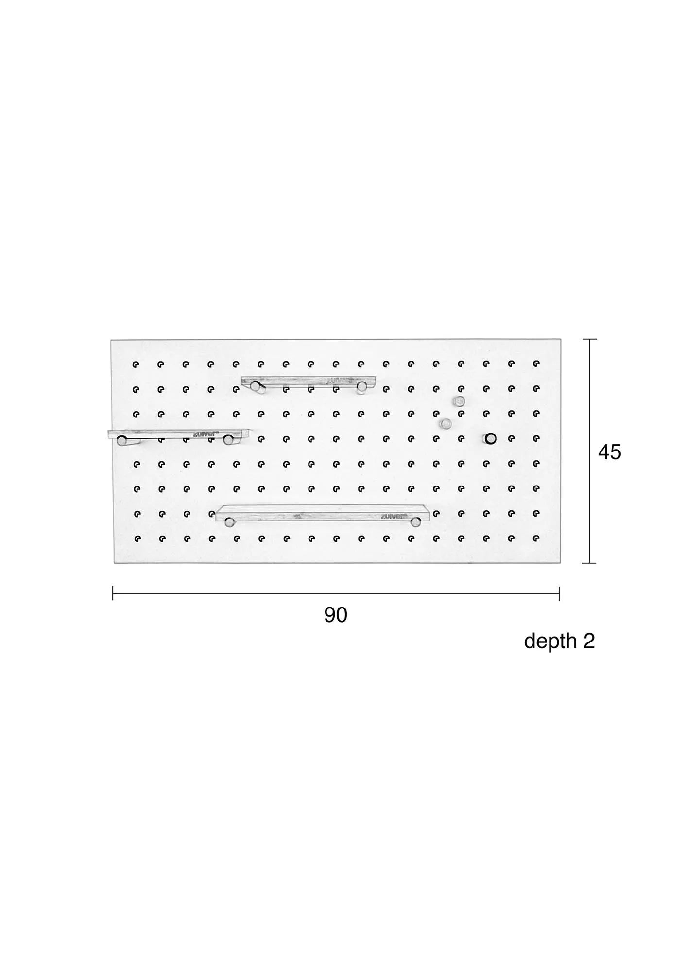 Pegboard Bundy: Praktische Wandlösung für individuelle Raumgestaltung.