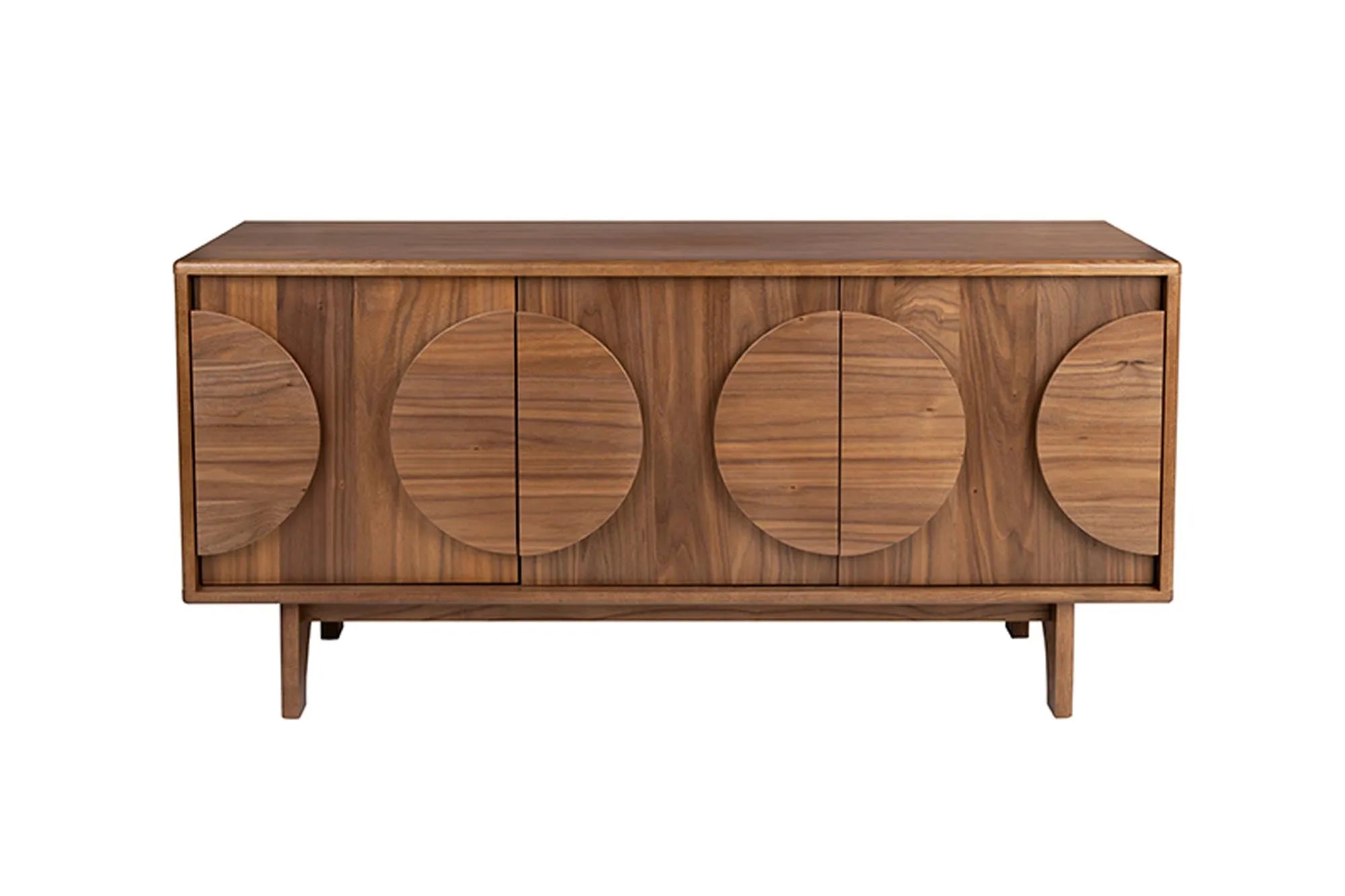 Elegantes Sideboard Groove mit 3 Türen aus Eiche von Zuiver.