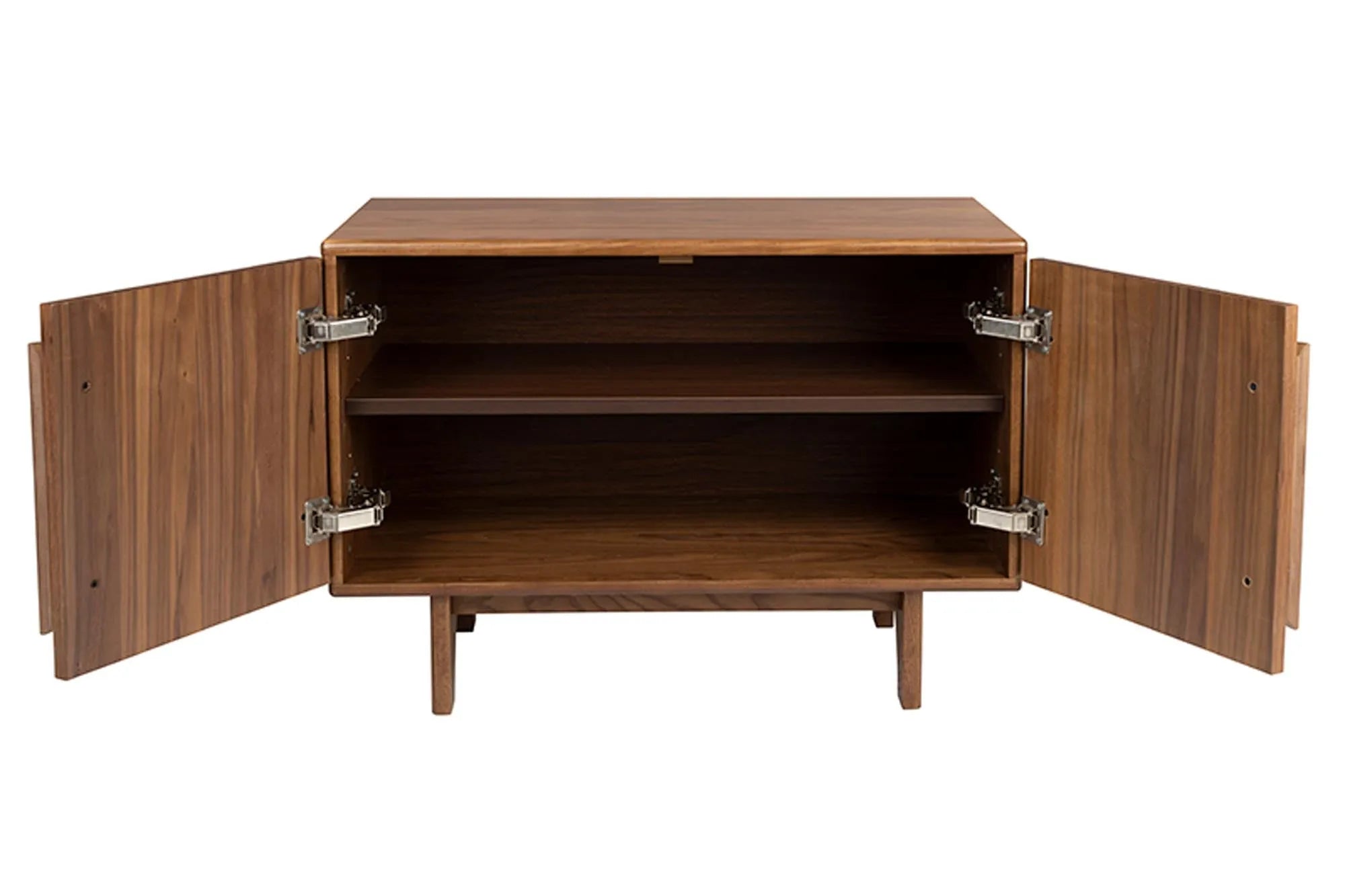 Sideboard Groove 2 Doors in Walnut präsentiert im Onlineshop von KAQTU Design AG. Sideboard ist von Zuiver