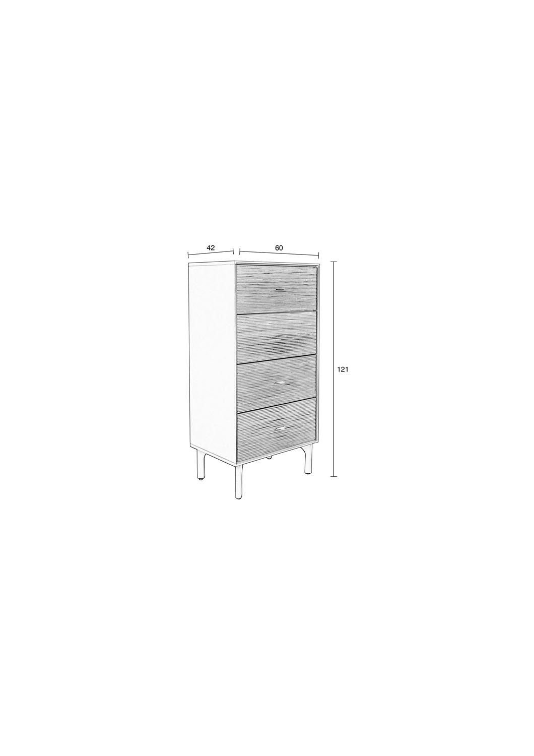 Morgenkabinett in Grey präsentiert im Onlineshop von KAQTU Design AG. Cabinet ist von Zuiver