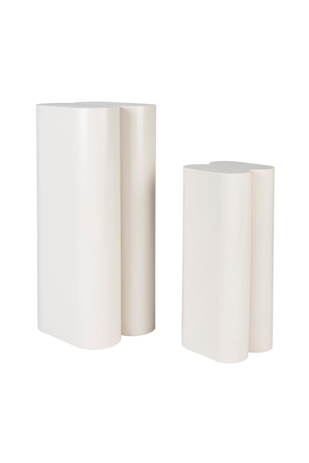 Shape-Pflanzenständer (2er-Set) in Beige präsentiert im Onlineshop von KAQTU Design AG. Vase ist von Zuiver