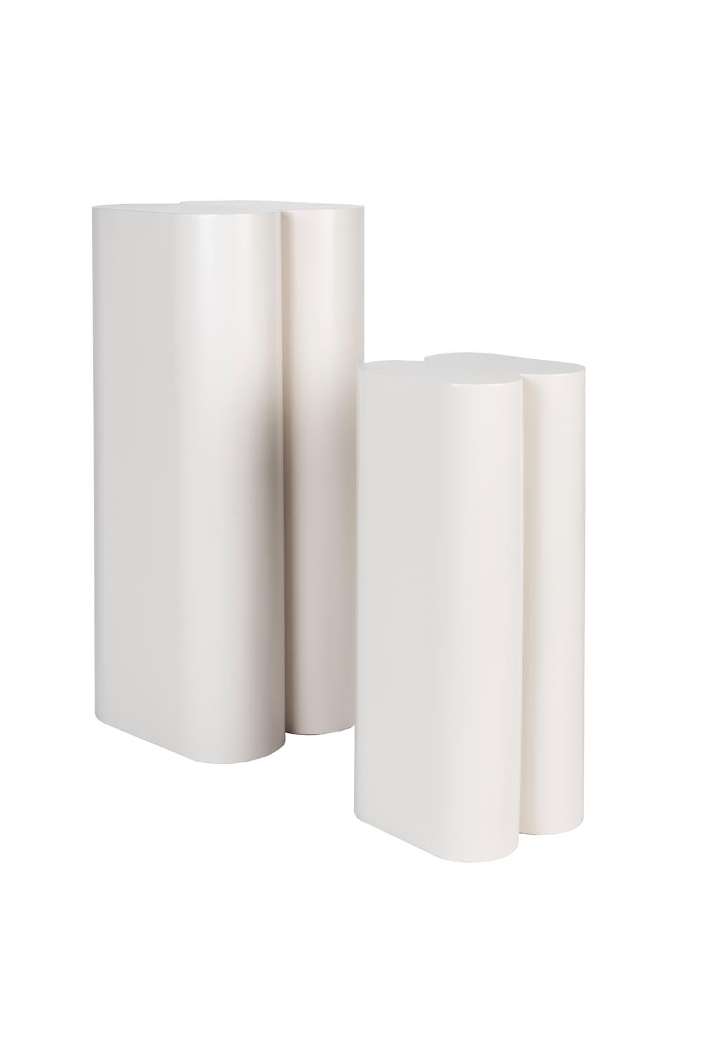 Shape-Pflanzenständer (2er-Set) in Beige präsentiert im Onlineshop von KAQTU Design AG. Vase ist von Zuiver