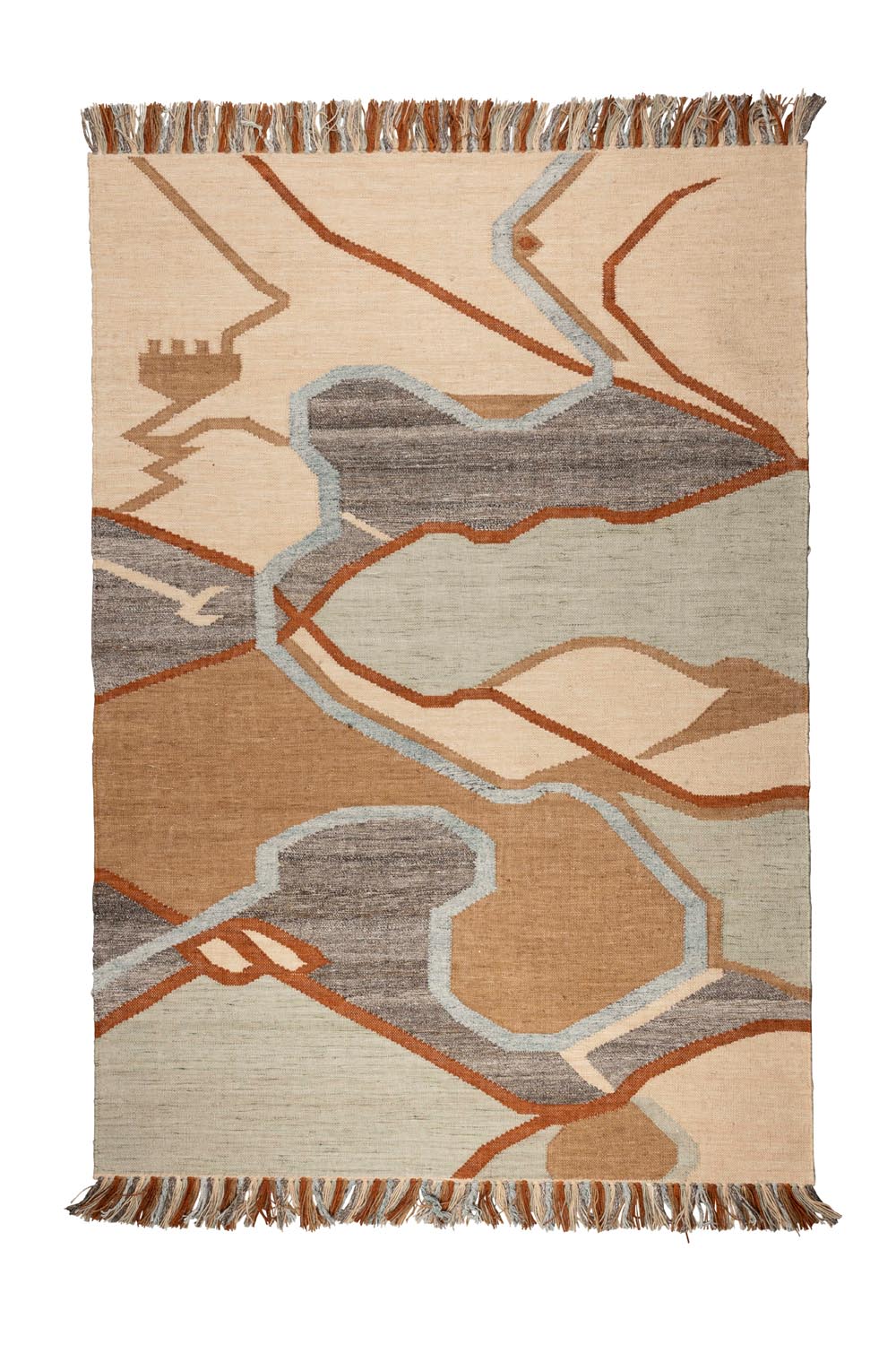 Saigon Teppich 160x230 in Orange präsentiert im Onlineshop von KAQTU Design AG. Teppich ist von Zuiver