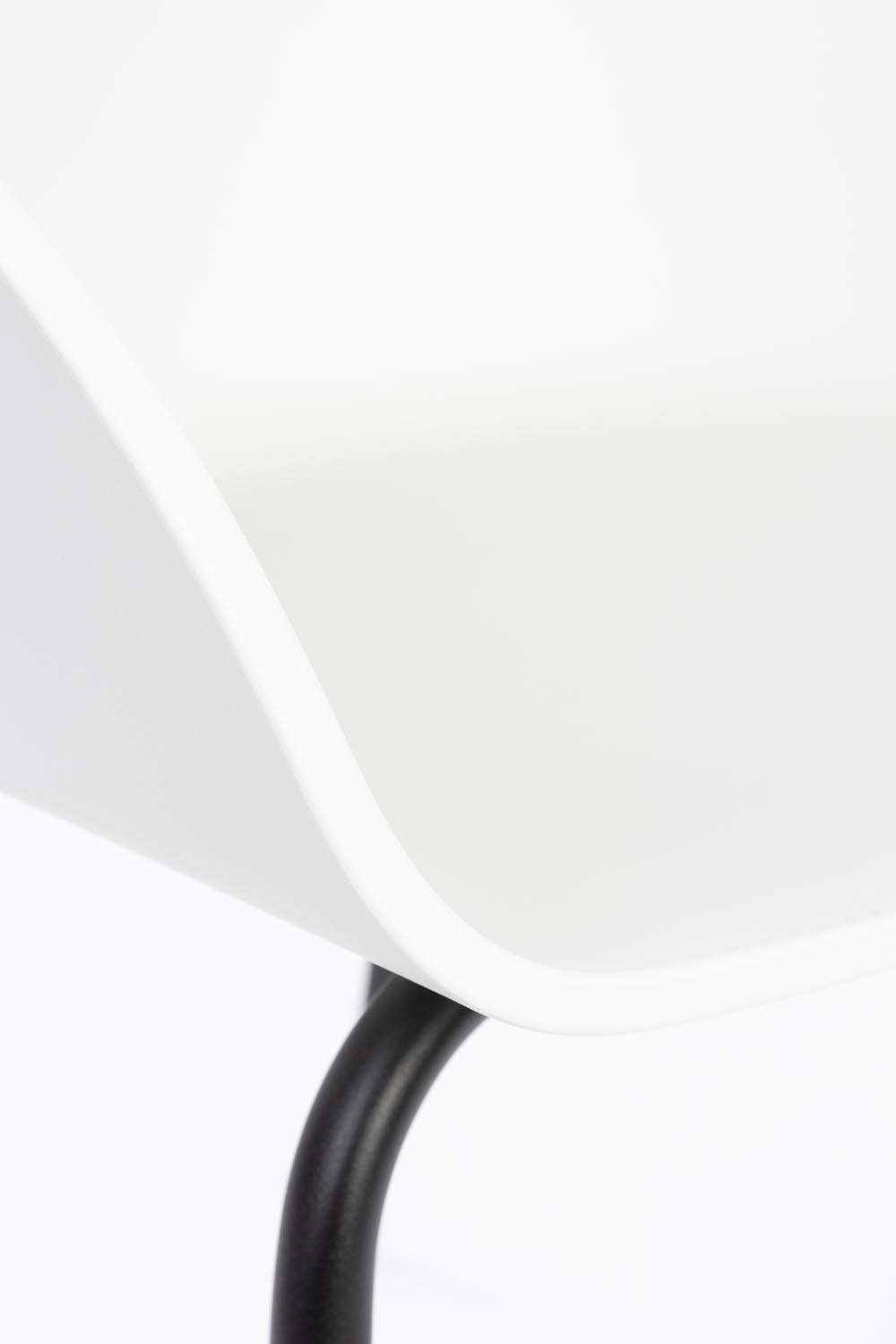 Sessel Void in White präsentiert im Onlineshop von KAQTU Design AG. Stuhl mit Armlehne ist von Zuiver