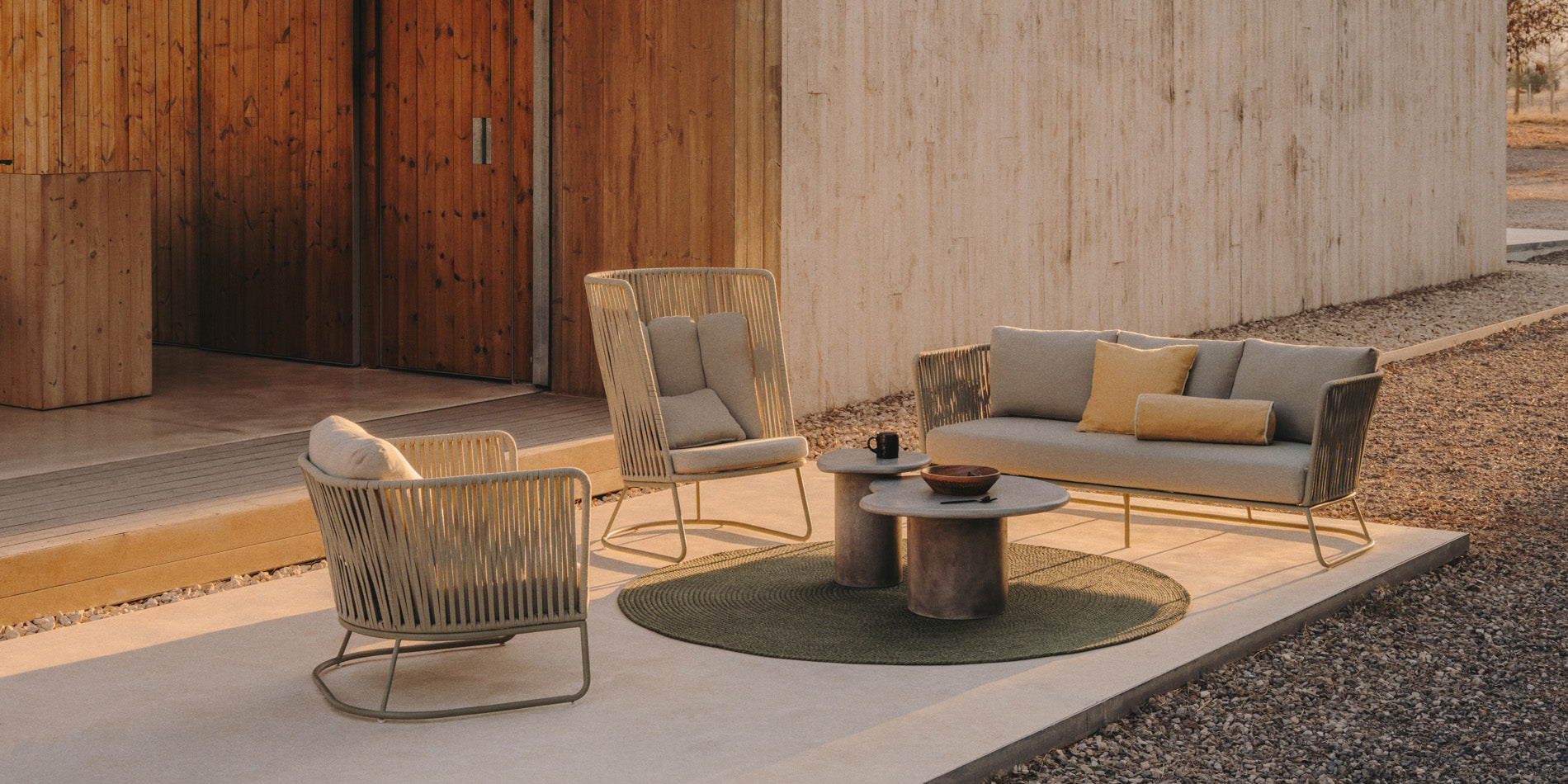 Stylische Outdoor Gartenlounge von Kave Home