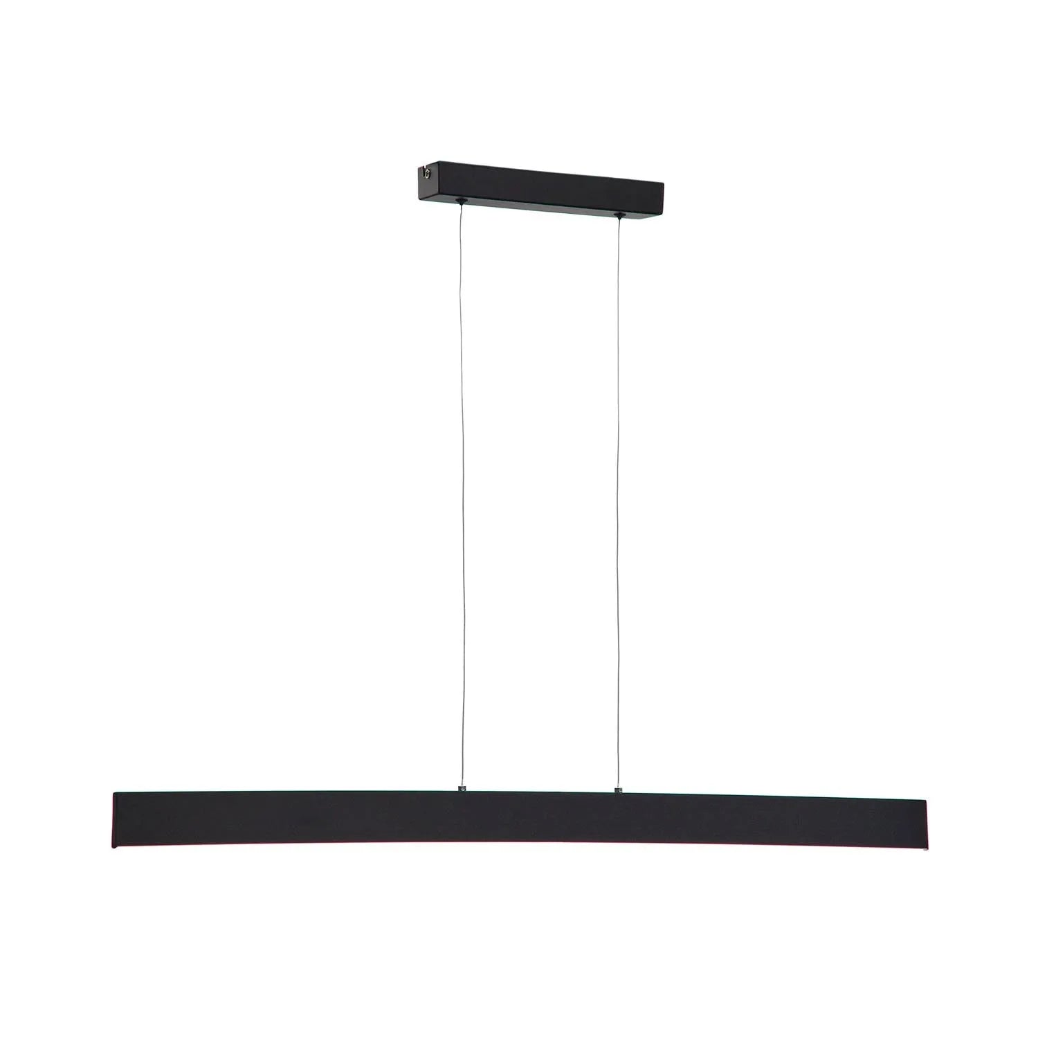 Elegante Boadella Pendelleuchte in Schwarz von Kave Home: Langlebiges Aluminium, zeitloses Design, ideal für Esszimmer und Wohnzimmer.