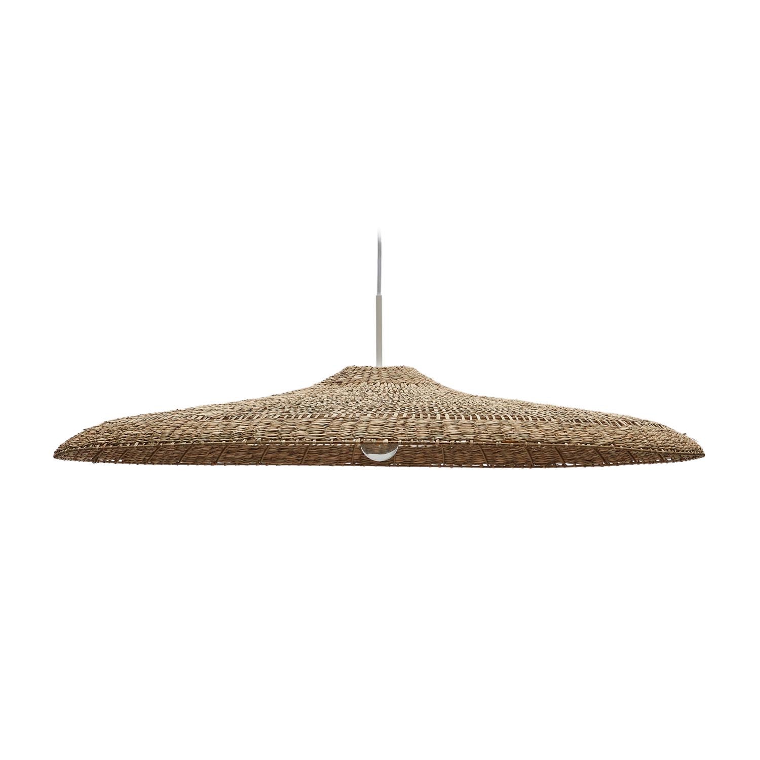 Cruilles Lampenschirm für Pendelleuchte aus Naturfasern mit natürlchem Finish Ø 100 cm in Natur präsentiert im Onlineshop von KAQTU Design AG. Lampenschirm ist von Kave Home