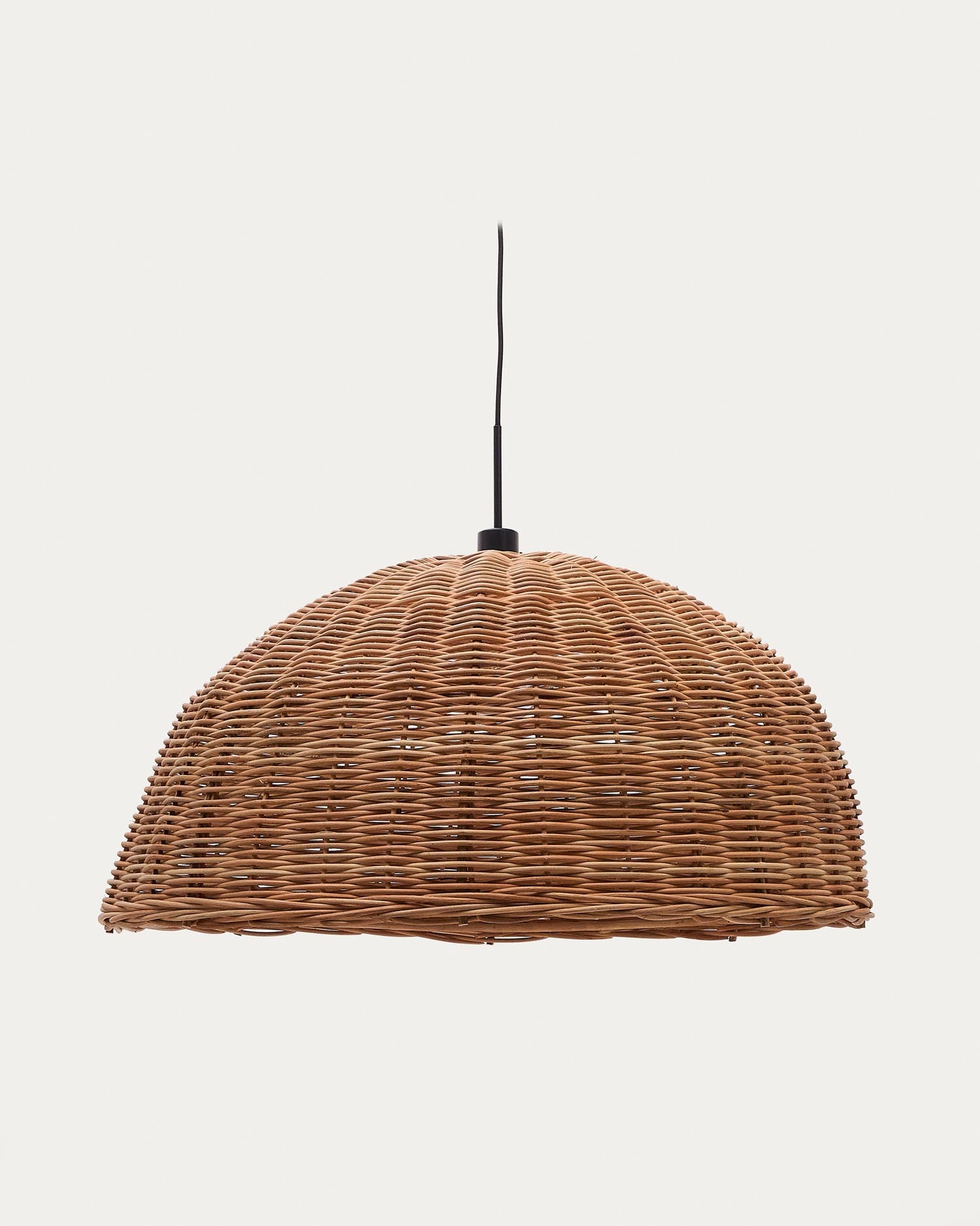 Jornets Schirm für Deckenlampe aus Rattan mit naturfarbenem Finish Ø 80 cm in Braun präsentiert im Onlineshop von KAQTU Design AG. Lampenschirm ist von Kave Home