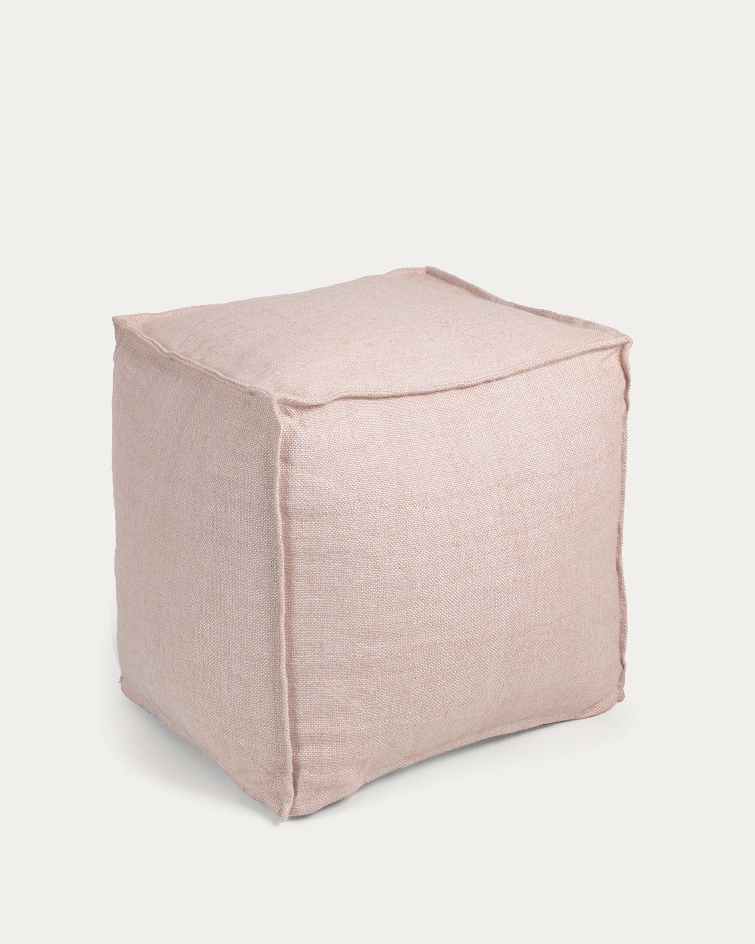 Leeith Pouf 100% PET beige 40 x 39 cm in Beige präsentiert im Onlineshop von KAQTU Design AG. Pouf ist von Kave Home