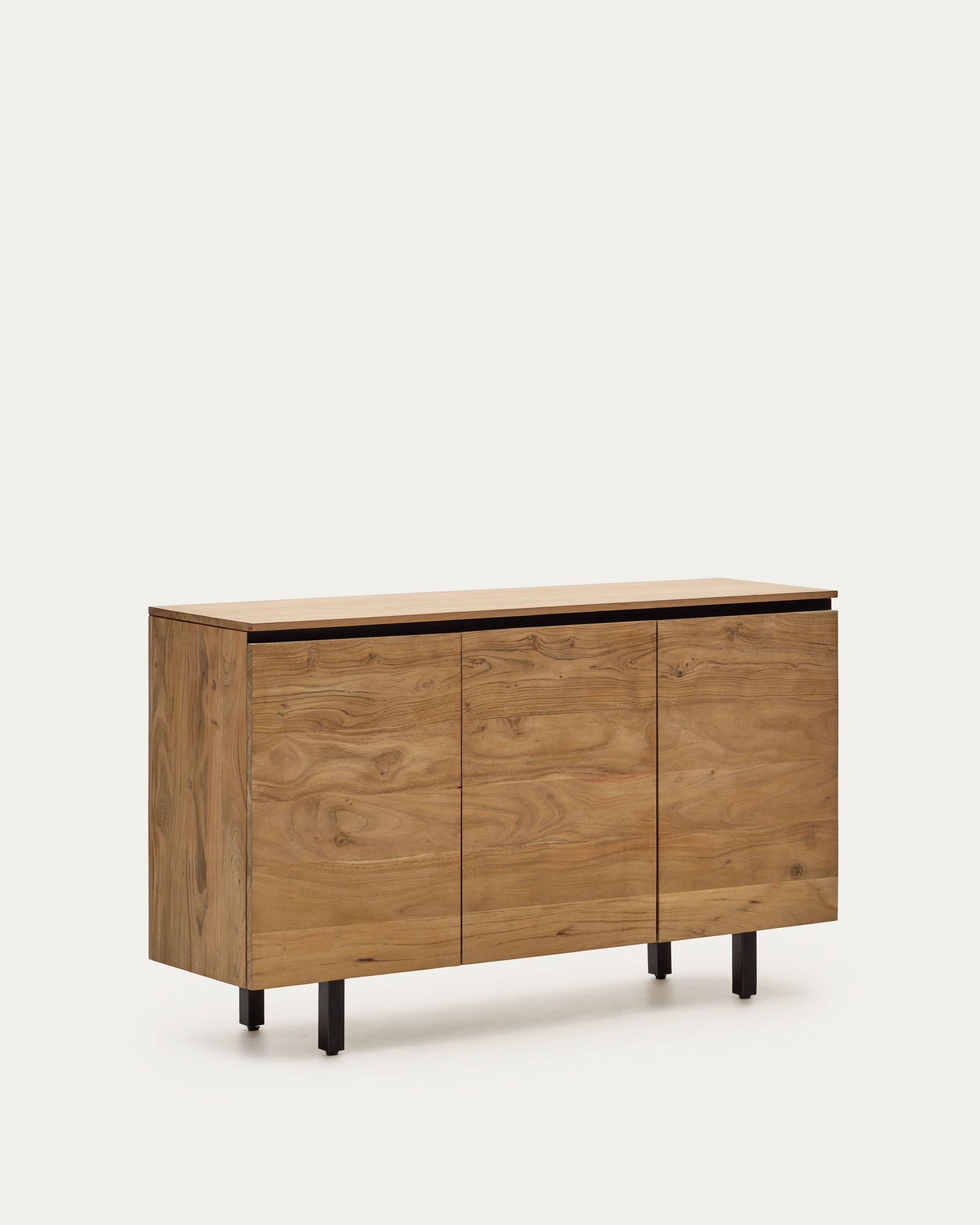 Sideboard Uxue aus massivem Akazienholz mit natürlichem Finish 150 x 88 cm in Braun präsentiert im Onlineshop von KAQTU Design AG. Sideboard ist von Kave Home