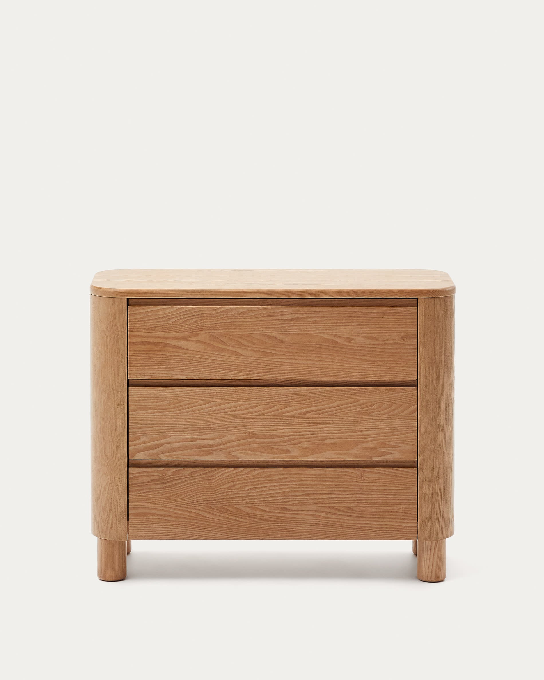 Salaya Kommode aus   Eschenfurnierholz 120 x 80 cm in Braun präsentiert im Onlineshop von KAQTU Design AG. High-Sideboard ist von Kave Home