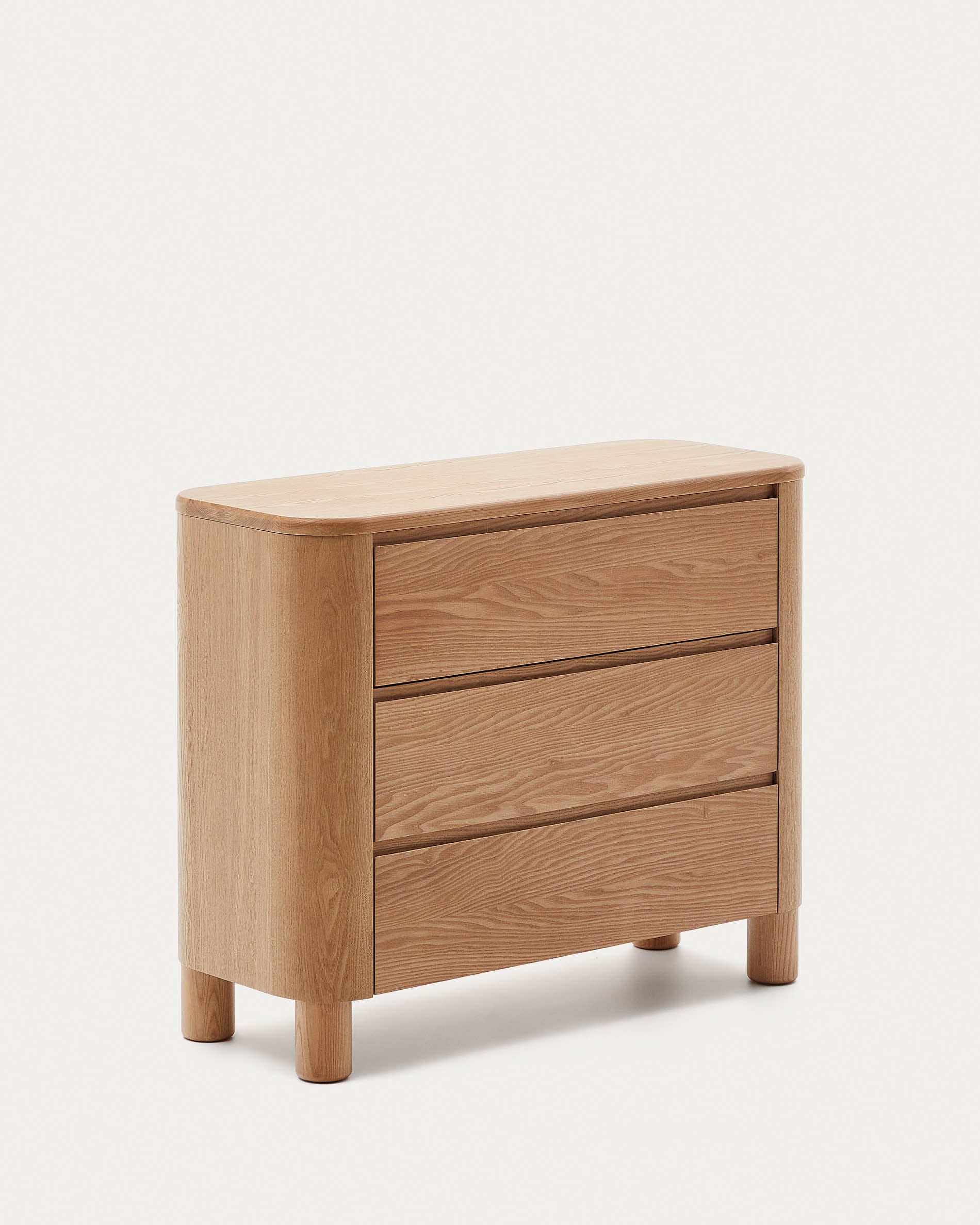 Salaya Kommode aus   Eschenfurnierholz 120 x 80 cm in Braun präsentiert im Onlineshop von KAQTU Design AG. High-Sideboard ist von Kave Home