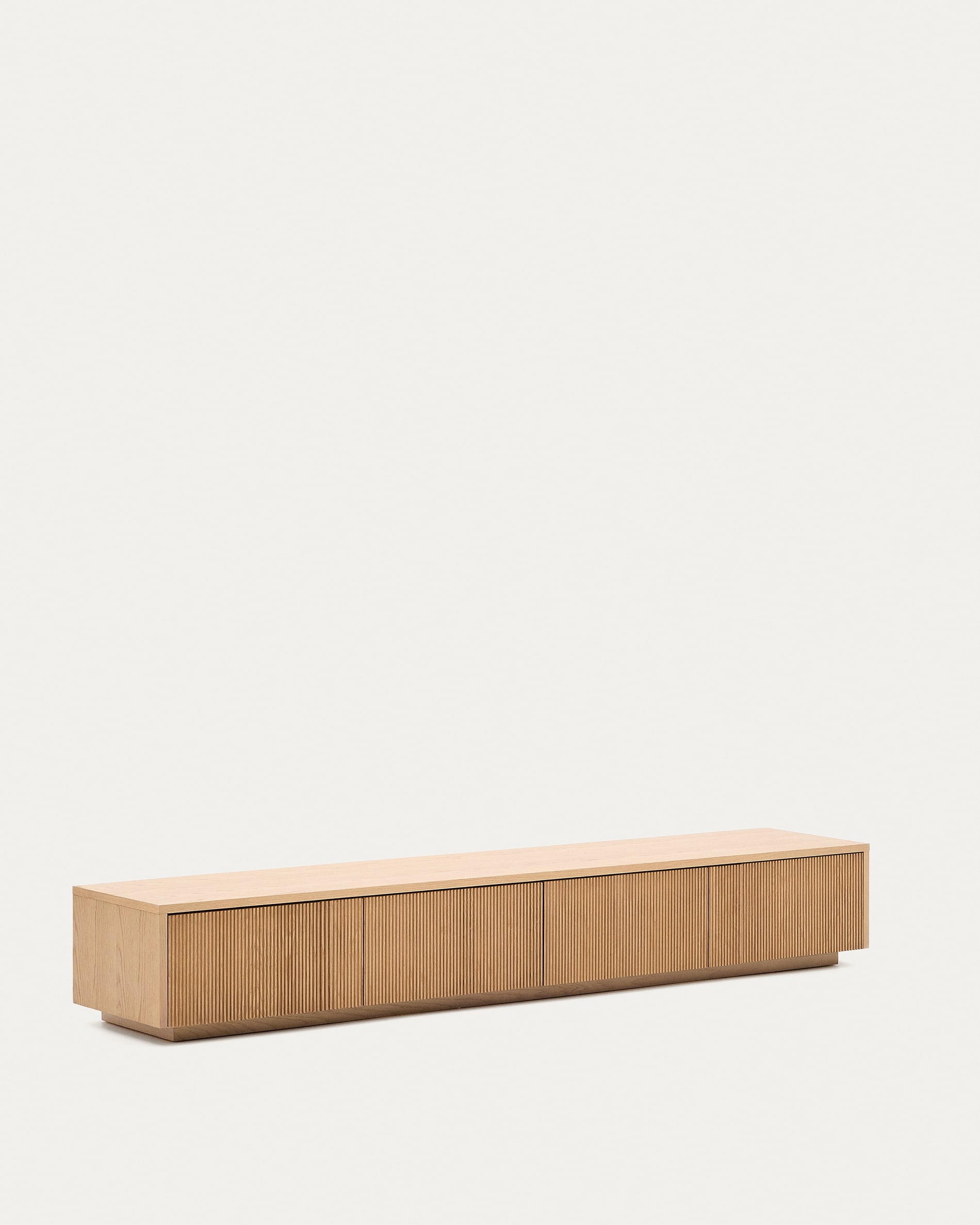 TV-Möbel Helvine 4 Schubladen 200 x 40 cm FSC 100% in Natur präsentiert im Onlineshop von KAQTU Design AG. Sideboard ist von Kave Home