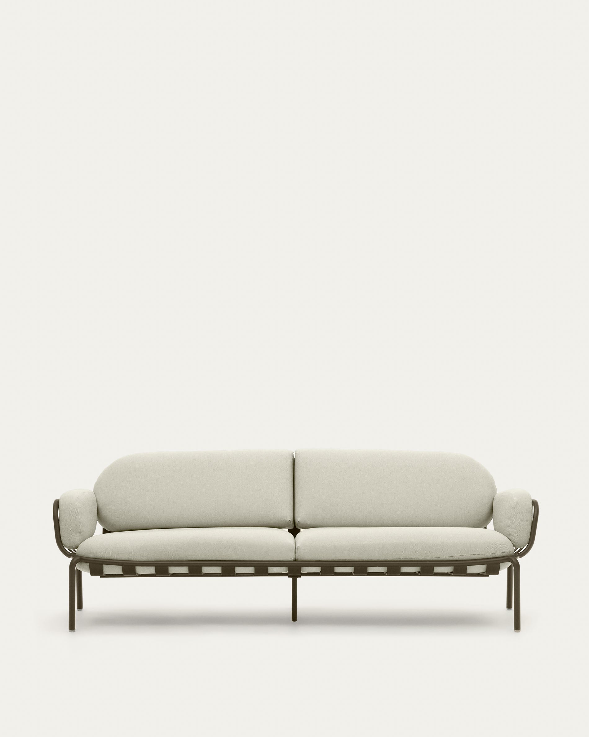 Joncols 3-Sitzer-Gartensofa aus Aluminium mit Finish in Grün 225 cm in Grün präsentiert im Onlineshop von KAQTU Design AG. Lounge Sofa ist von Kave Home