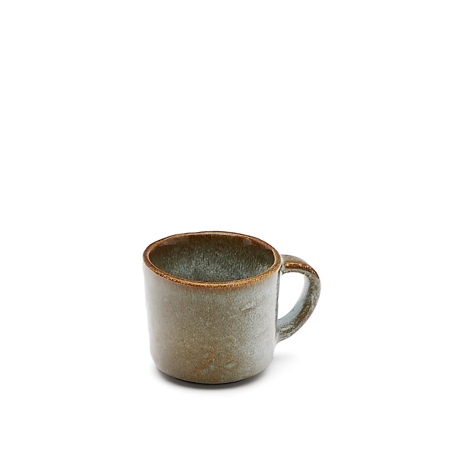 Tasse Serni aus Keramik in Braun in Braun präsentiert im Onlineshop von KAQTU Design AG. Tasse ist von Kave Home