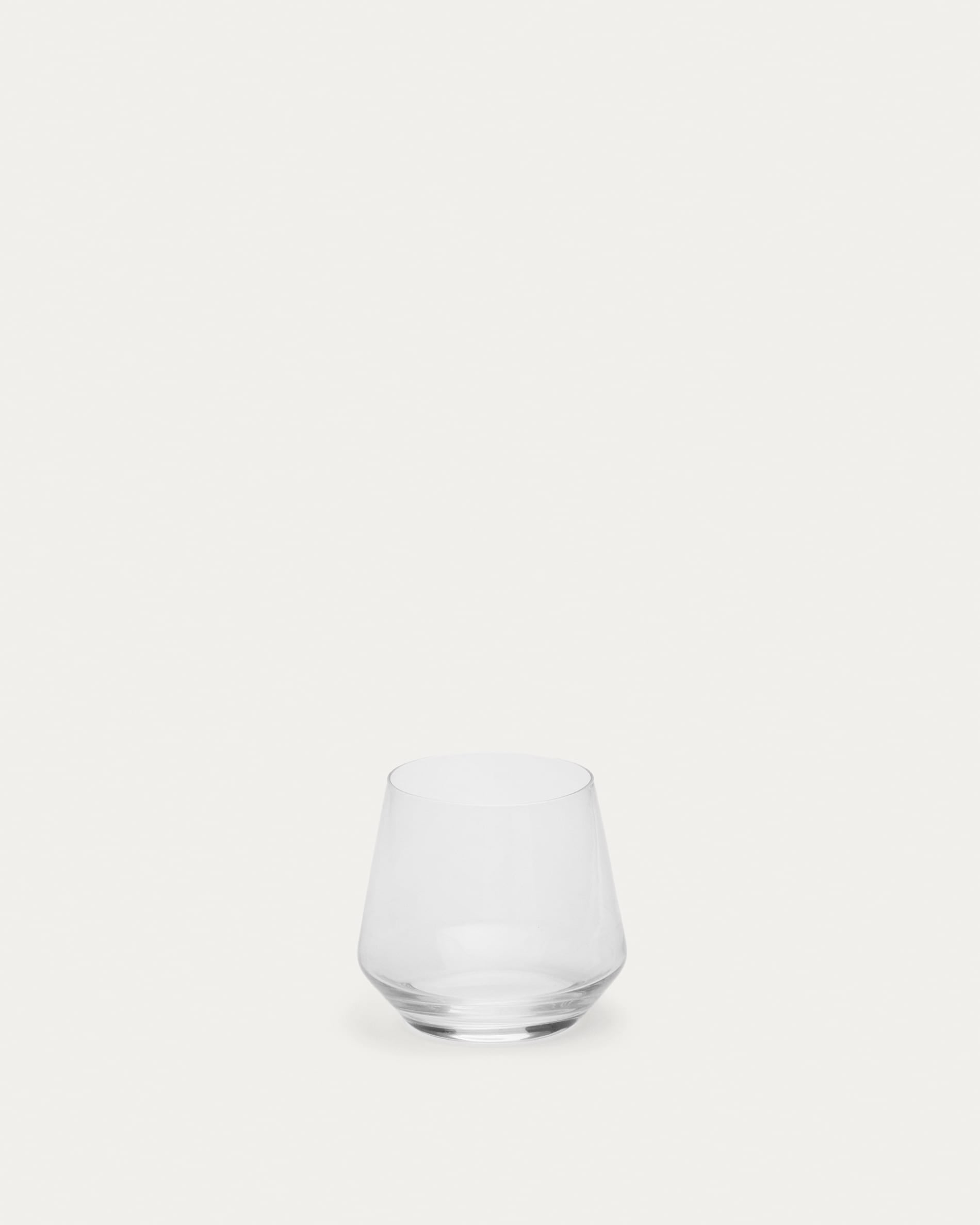 Glas Kiro aus Klarglas 40 cl in Klar präsentiert im Onlineshop von KAQTU Design AG. Glas ist von Kave Home