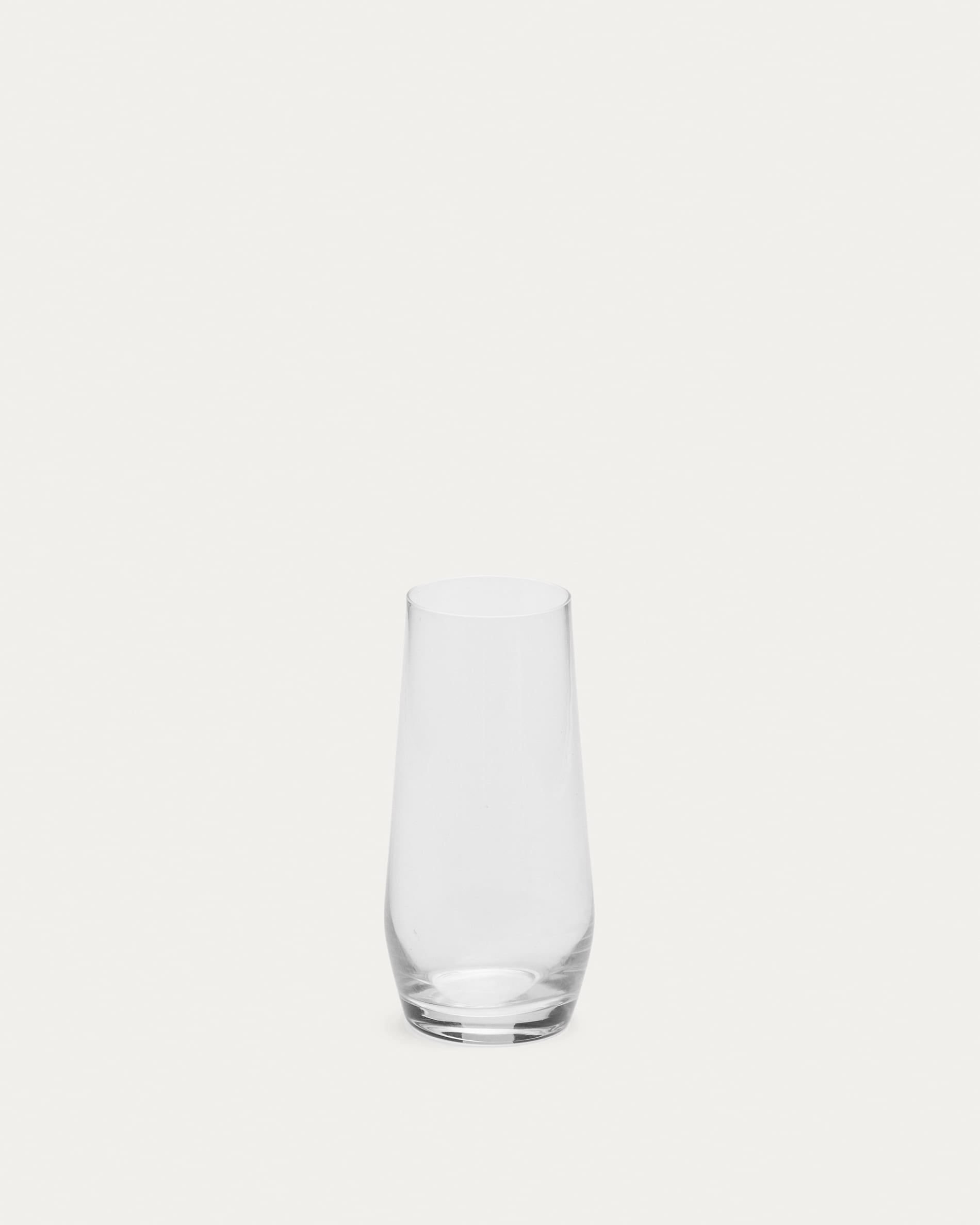 Hohes Glas Kiro aus Klarglas 55 cl in Klar präsentiert im Onlineshop von KAQTU Design AG. Glas ist von Kave Home