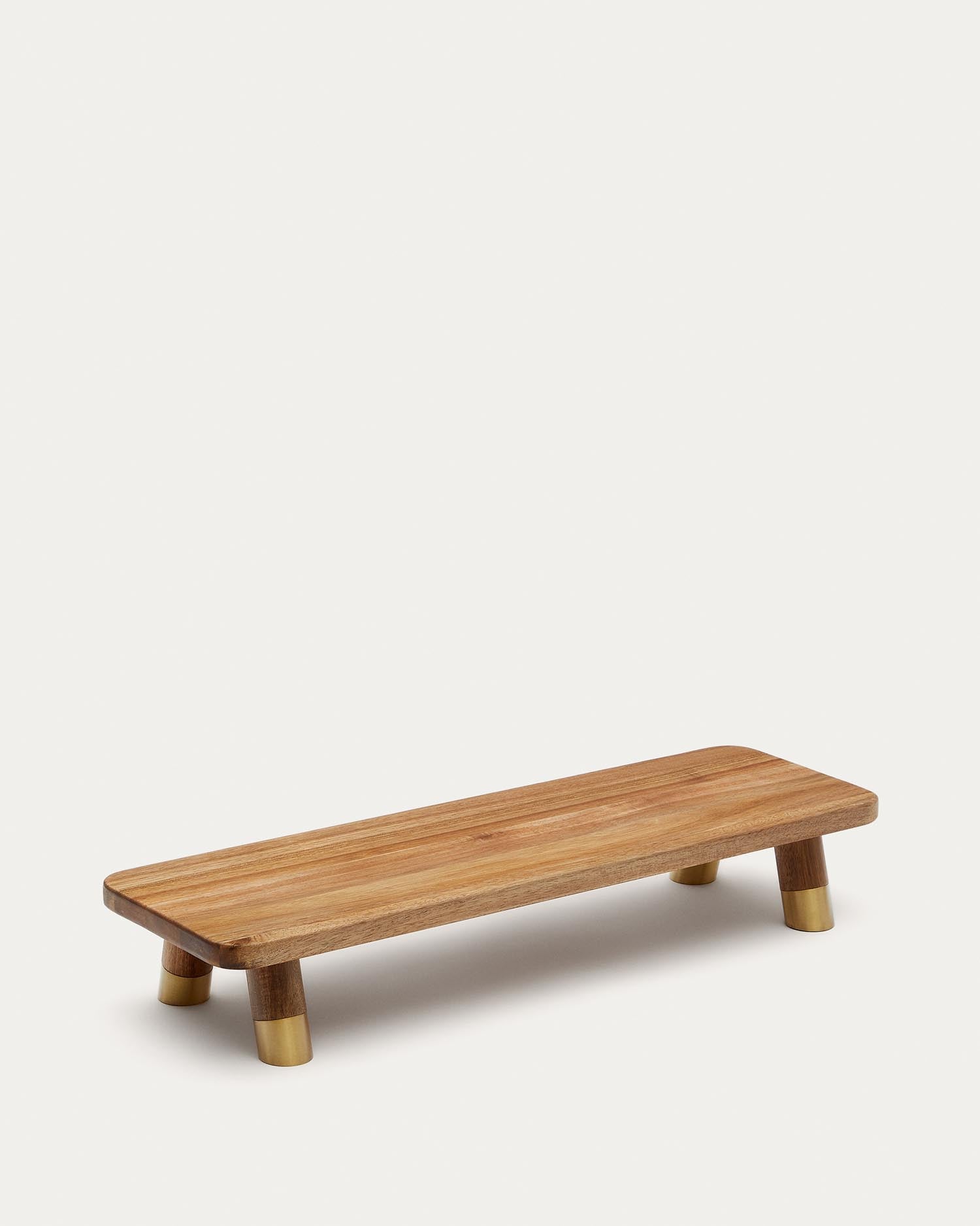 Sataya Servierbrett gross aus FSC 100% Akazienholz in Braun präsentiert im Onlineshop von KAQTU Design AG. Schneidebrett ist von Kave Home