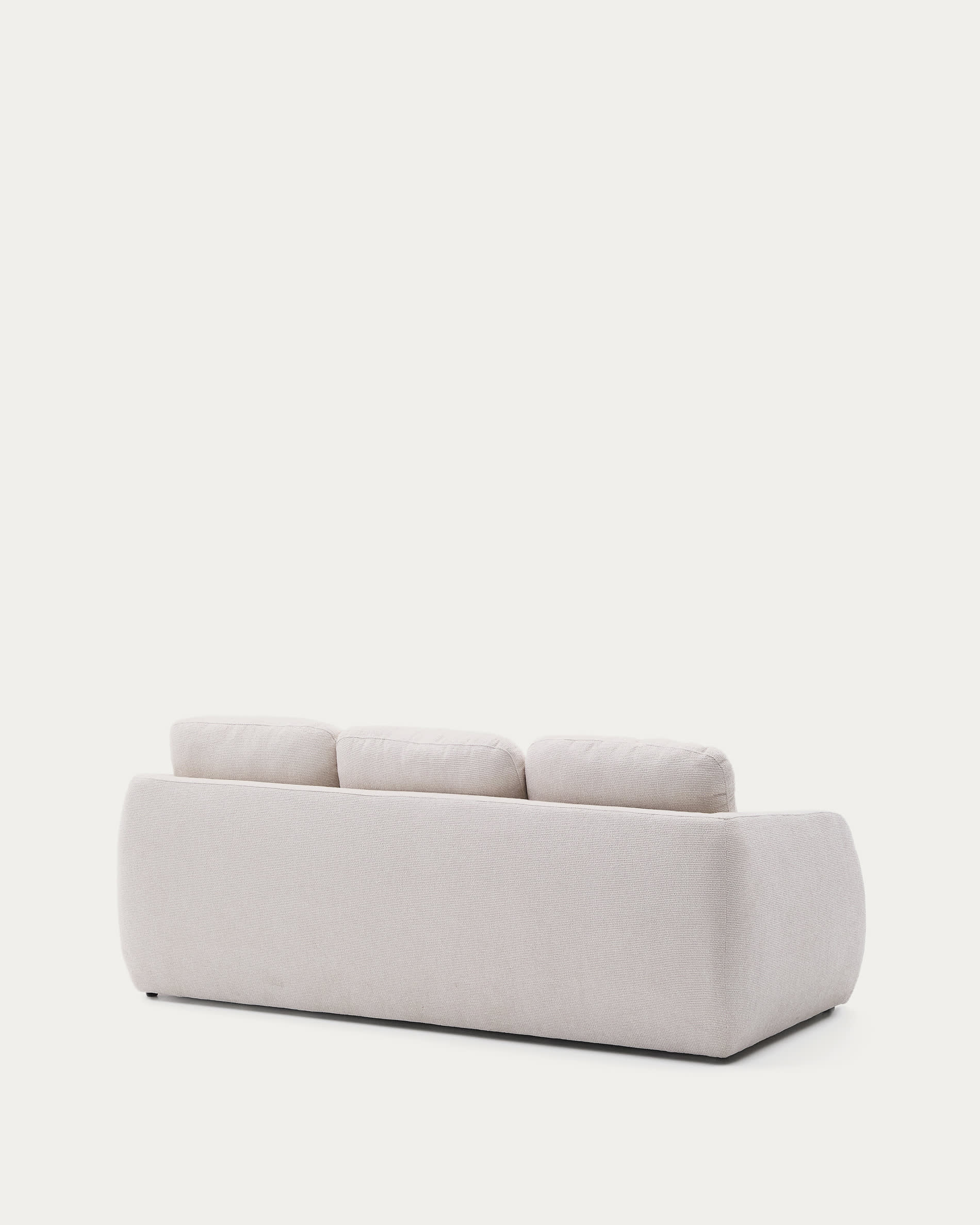 Schlafsofa Laira 3-Sitzer in Chenille ecru 225 cm FSC Mix Credit in Ecru präsentiert im Onlineshop von KAQTU Design AG. 3er Sofa ist von Kave Home