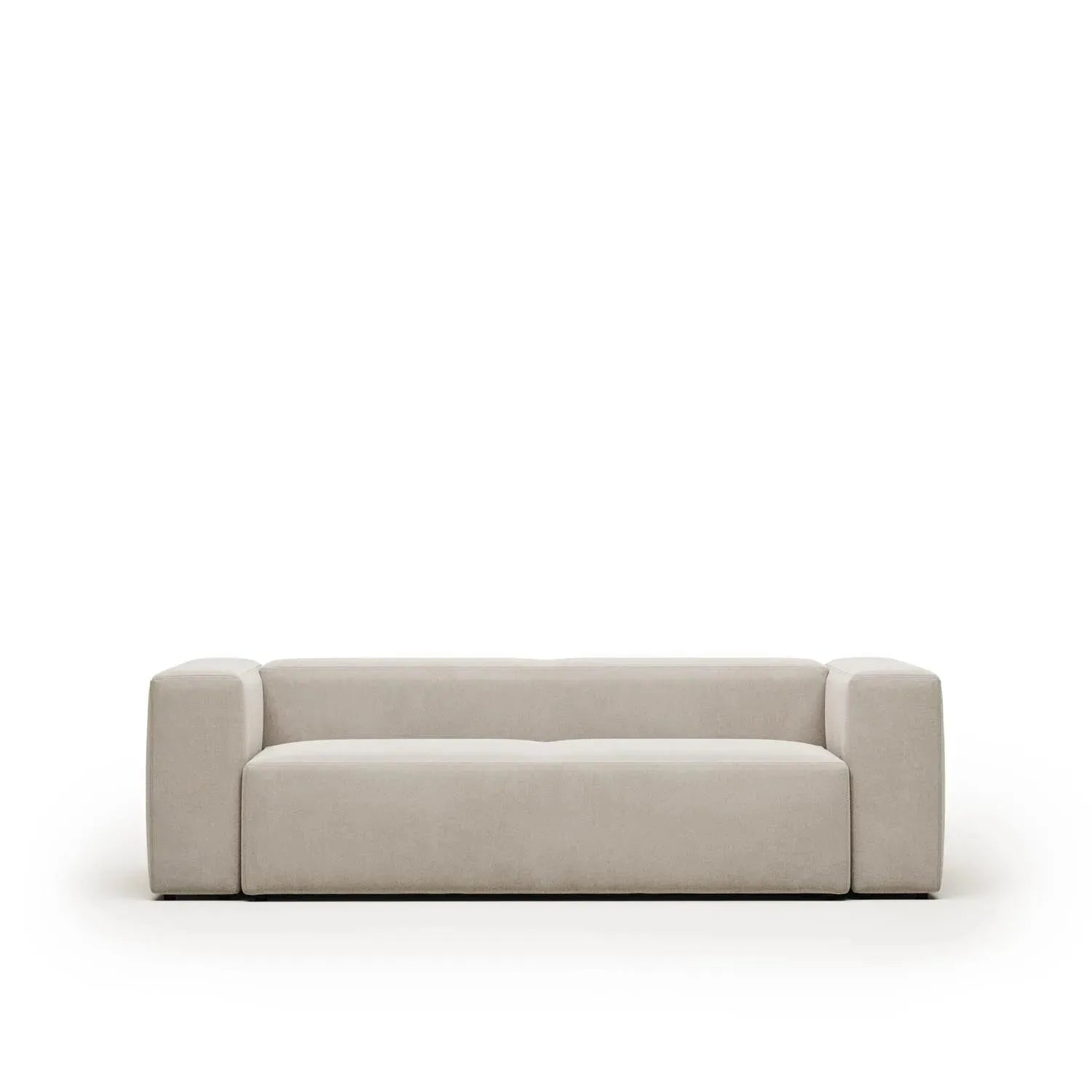 Elegantes Blok Sofa 240 cm in Beige – Komfort trifft Stil.