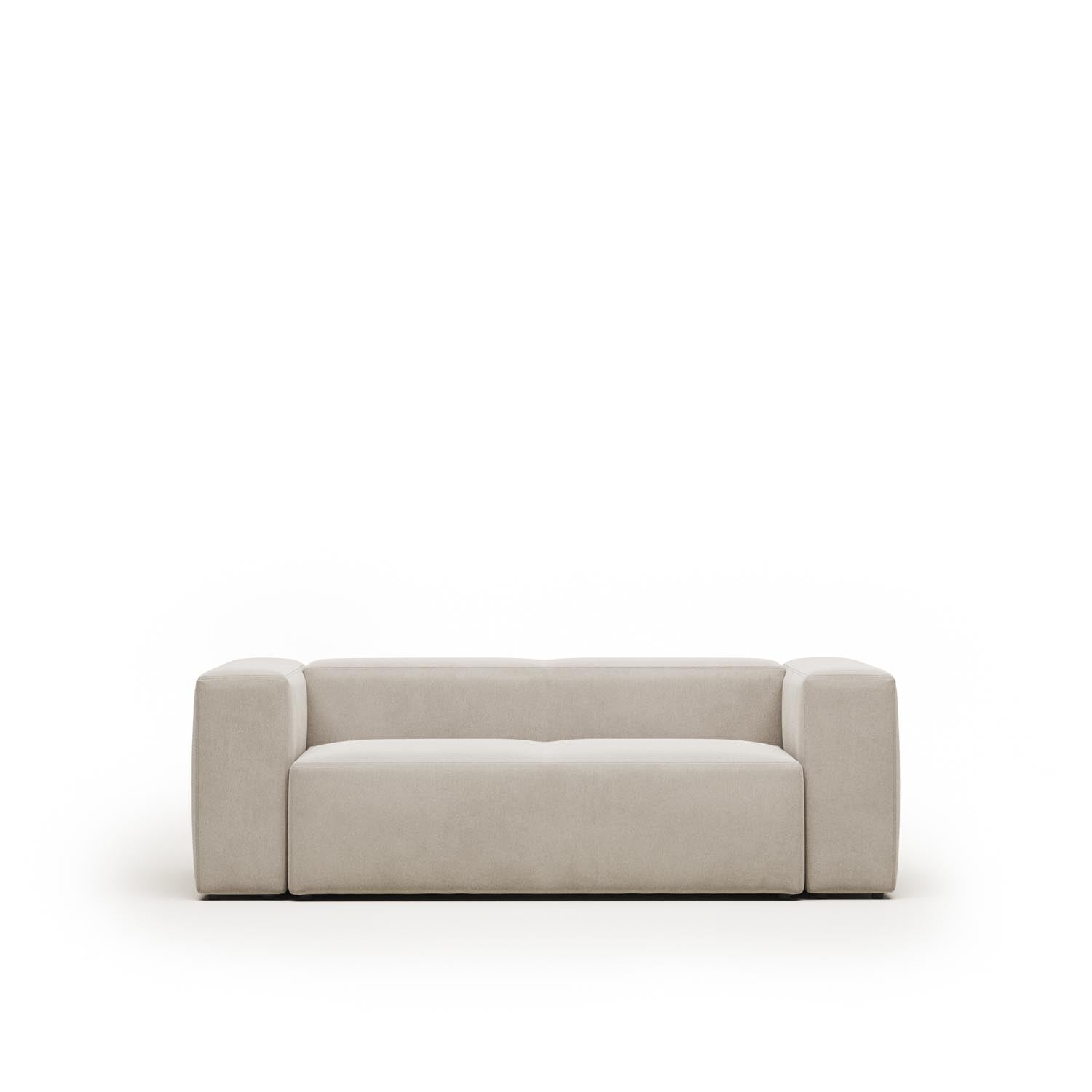 Blok 2-Sitzer Sofa beige 210 cm in Beige präsentiert im Onlineshop von KAQTU Design AG. 2er Sofa ist von Kave Home