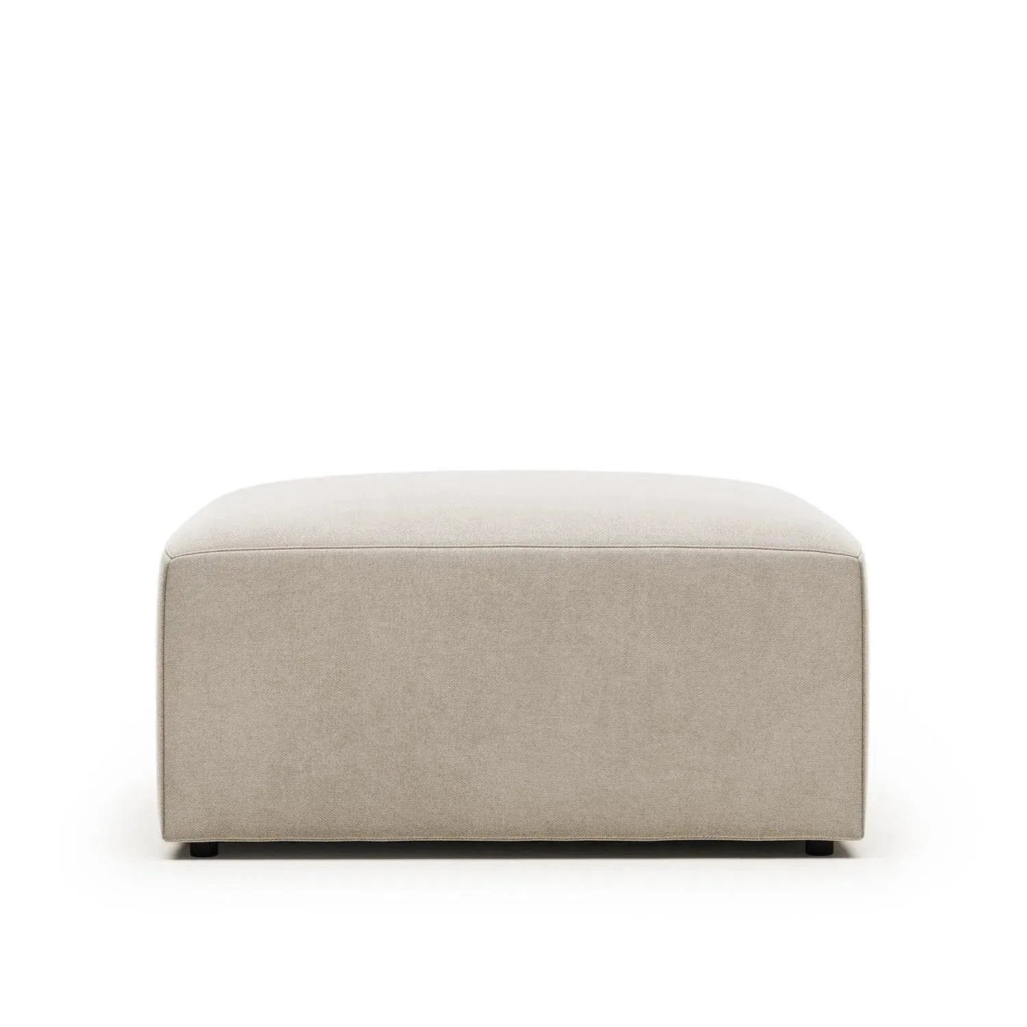 Blok Pouf beige 90x70 cm: stilvoll, funktional, bequem. Hochwertige Materialien, zeitloses Design, vielseitig einsetzbar.