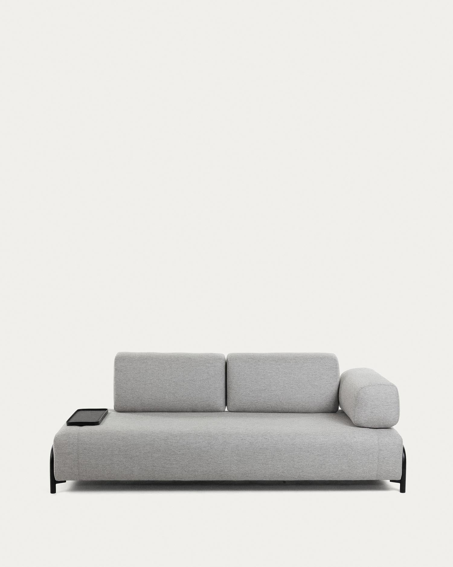 Compo 3-Sitzer Modul hellgrau 232 cm in Grau präsentiert im Onlineshop von KAQTU Design AG. 3er Sofa ist von Kave Home